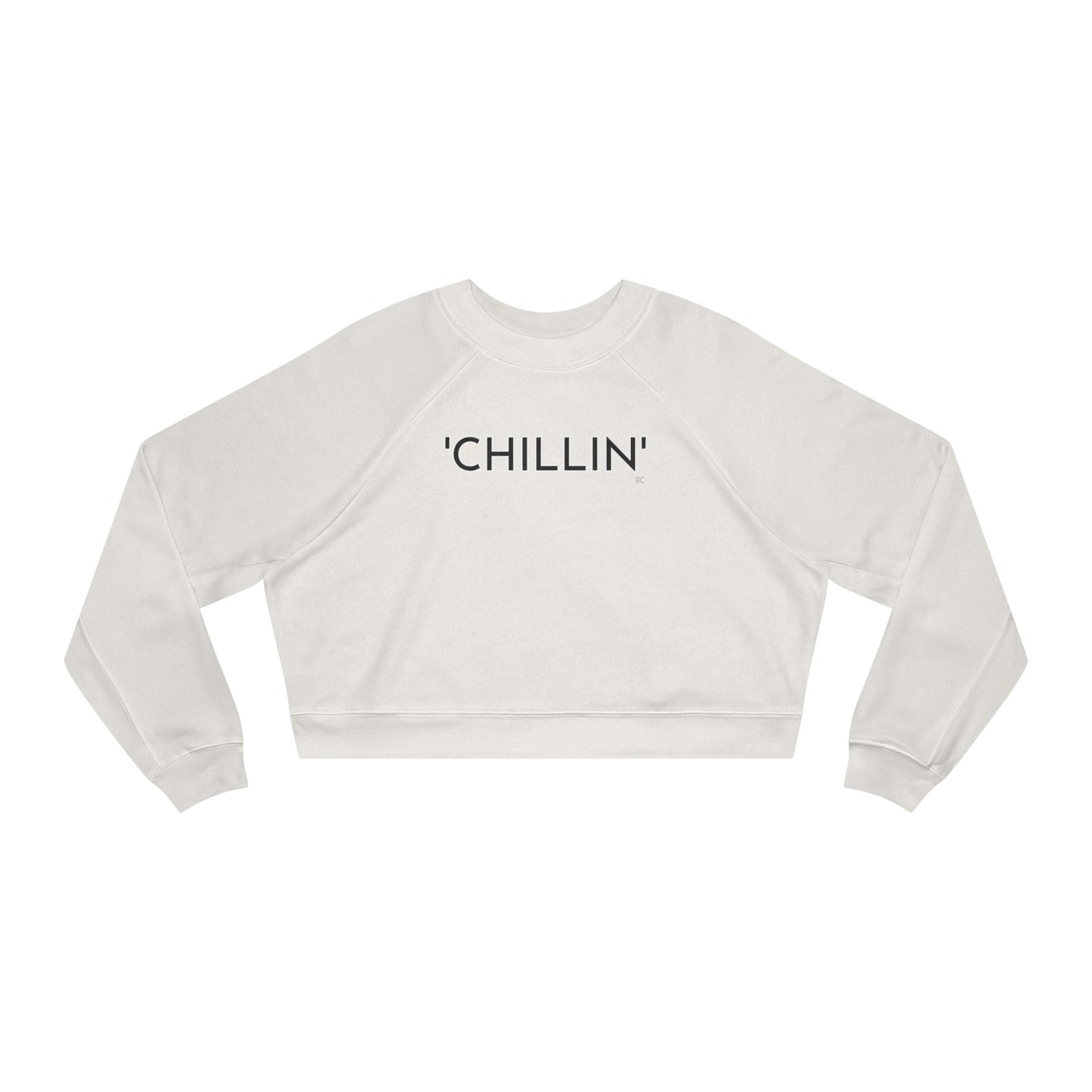 'CHILLIN' - Women's Cropped Fleece Pullover