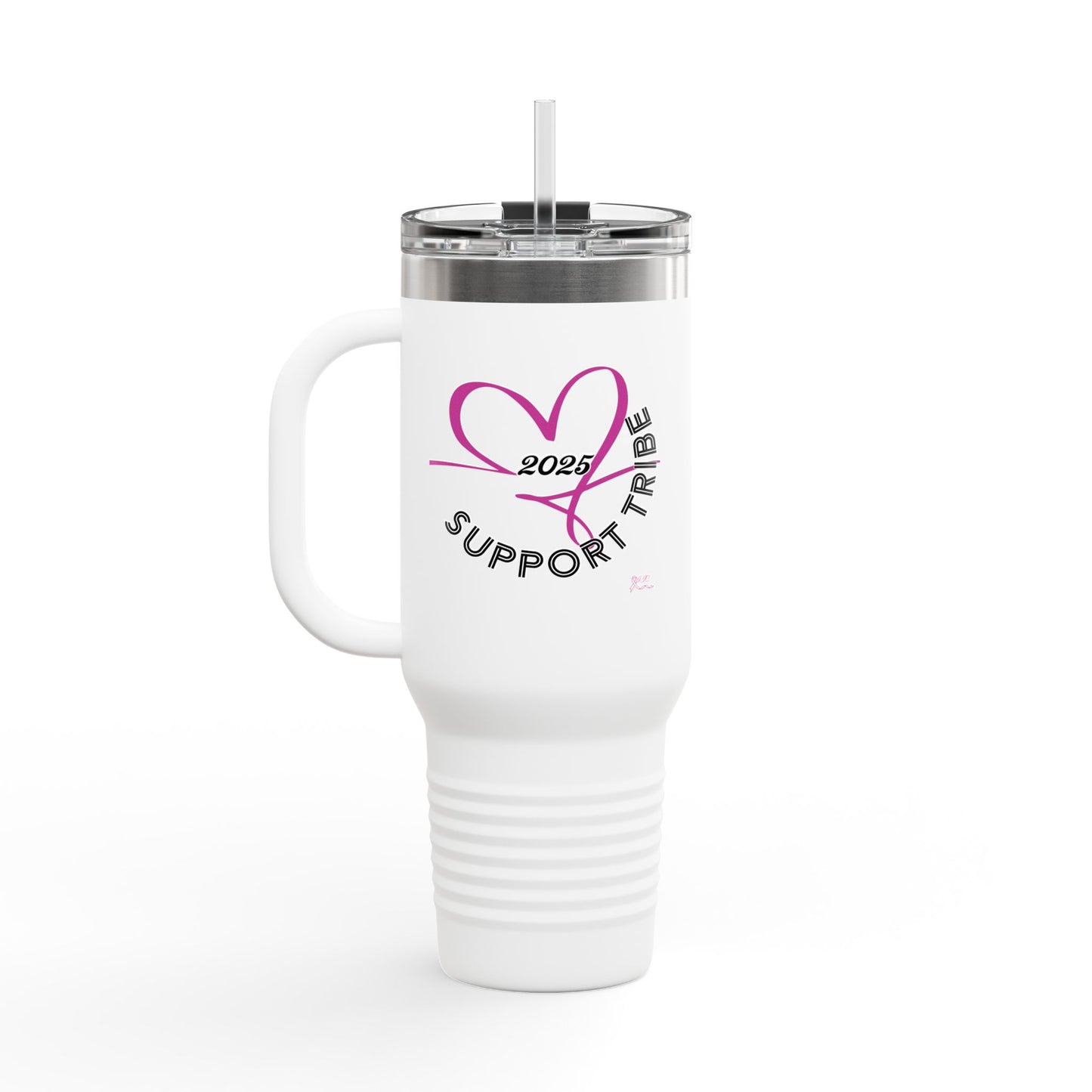 SUPPORT PINK - Insulated Travel Mug, 40oz