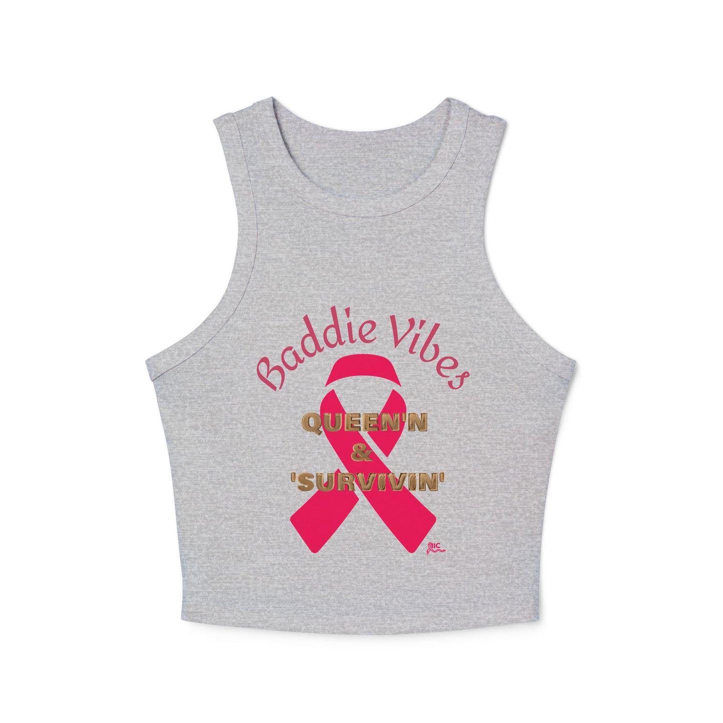 Baddie Vibes Rib Racer Tank