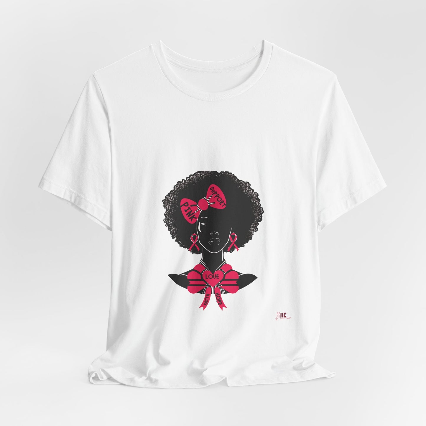 SUPPORT PINK 2 - Unisex Jersey Short Sleeve Tee