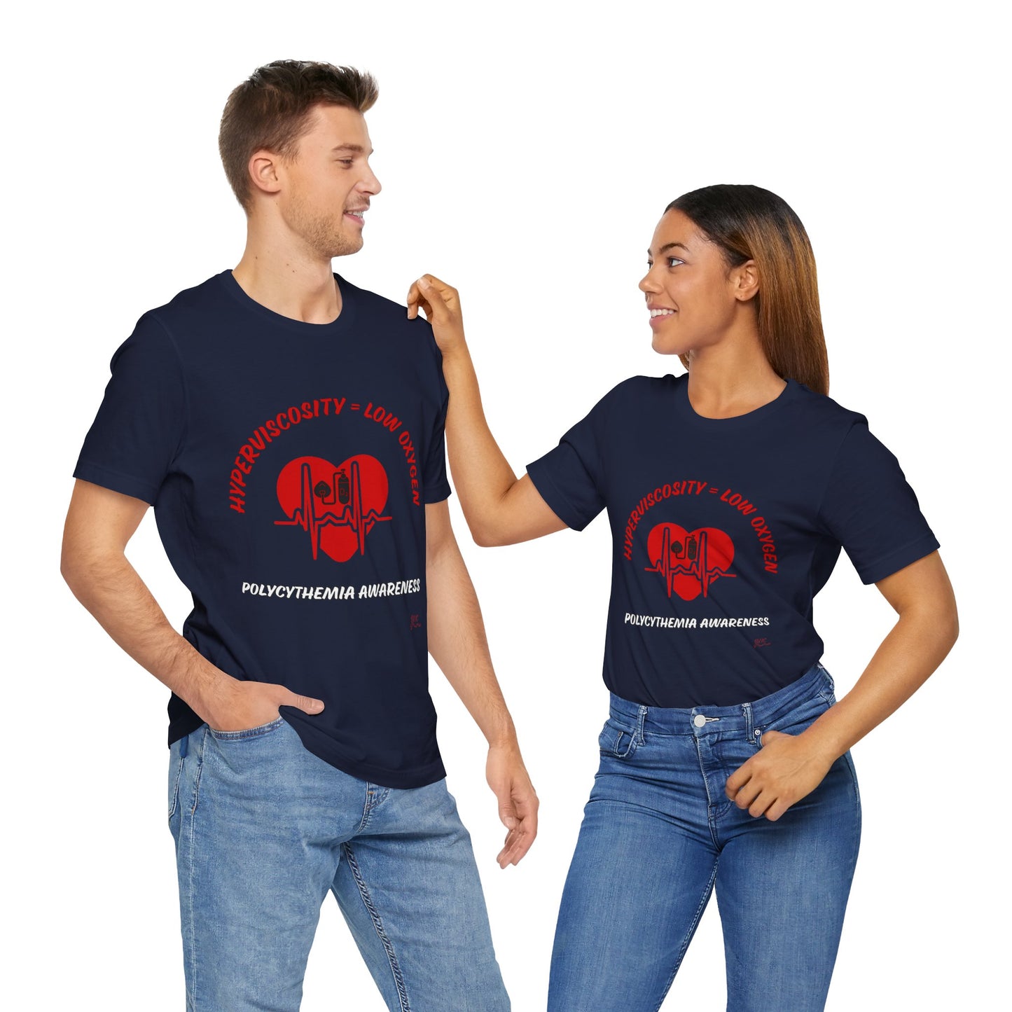 POLYCYTHEMIA AWARENESS -Unisex Jersey Short Sleeve Tee