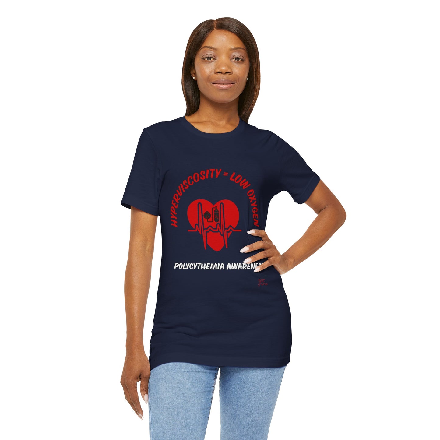 POLYCYTHEMIA AWARENESS -Unisex Jersey Short Sleeve Tee