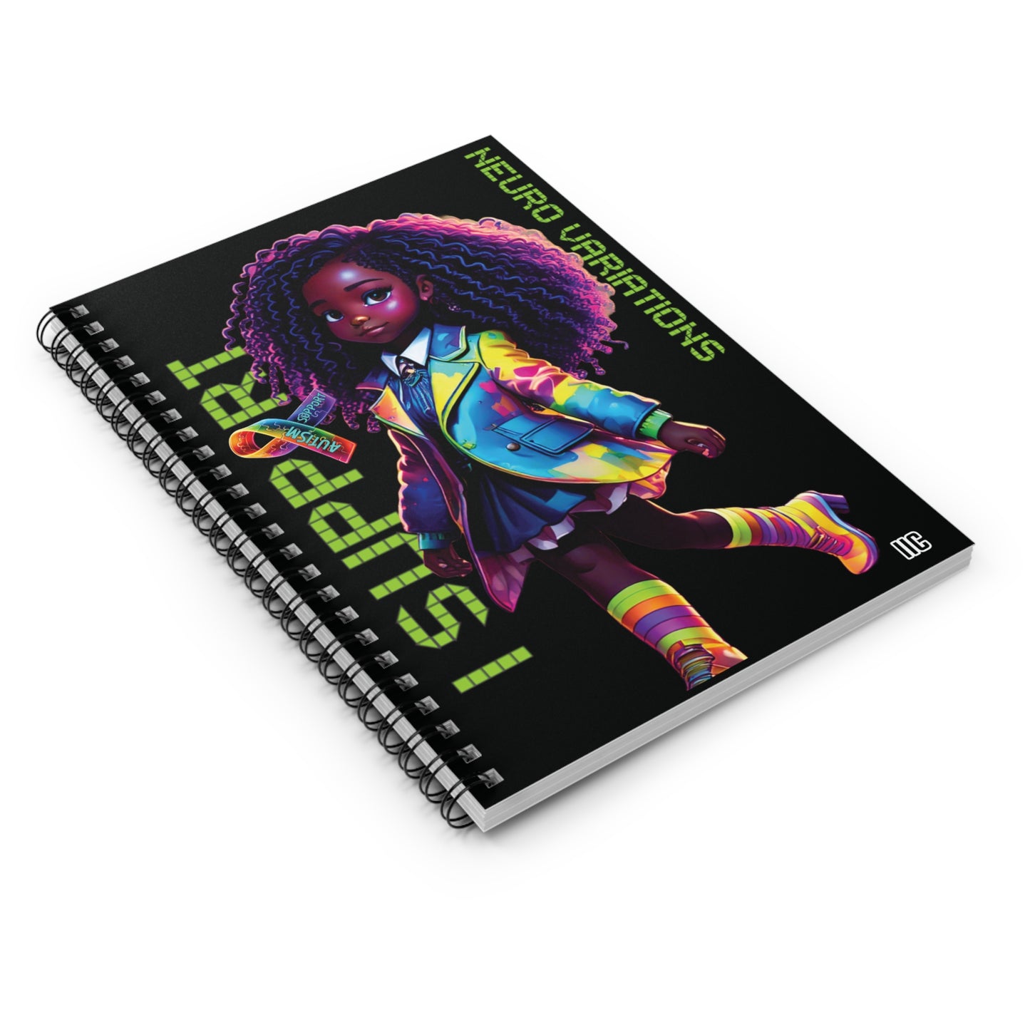 I SUPPORT: AUTISM Support - Spiral Notebook /Journal - Ruled Line