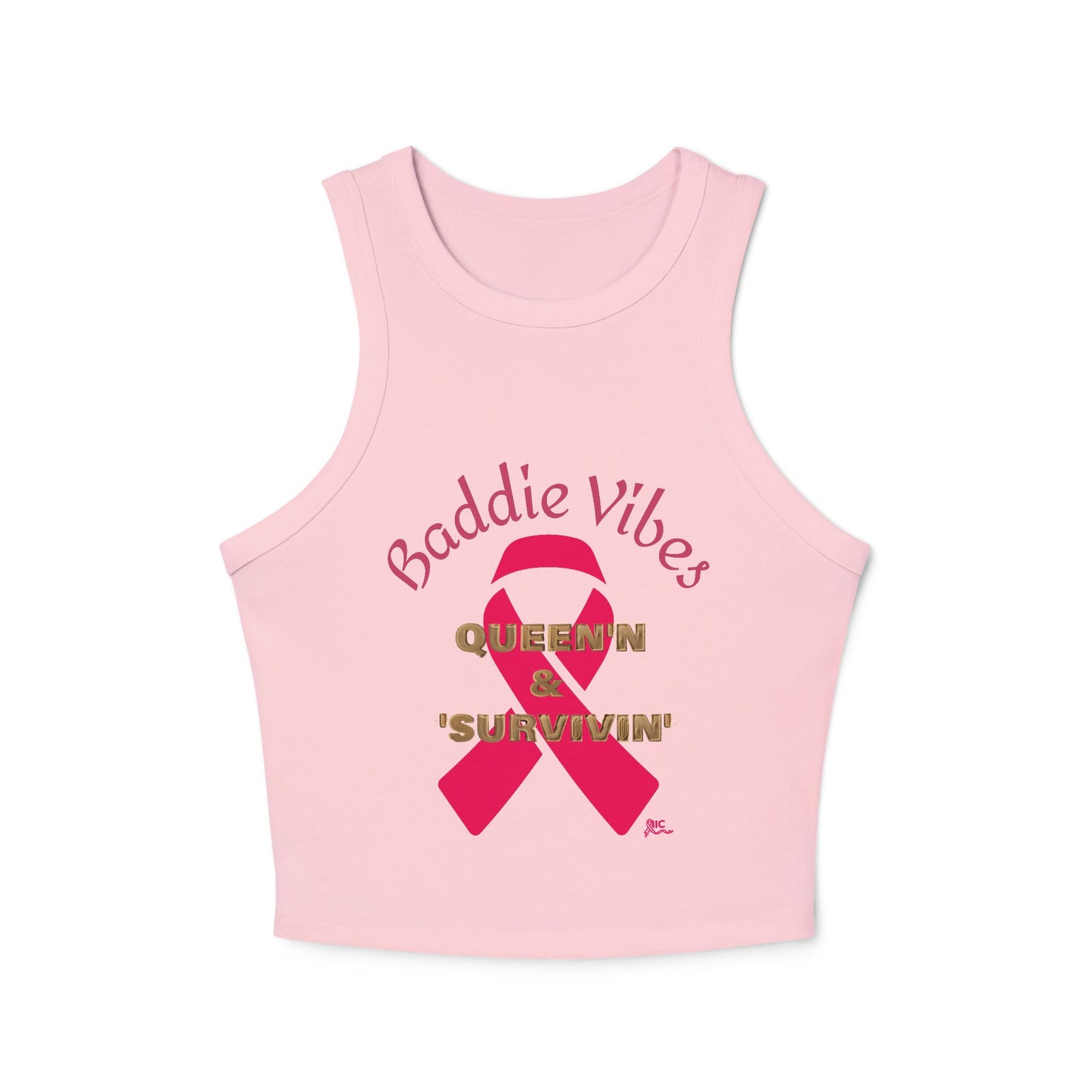 Baddie Vibes Rib Racer Tank