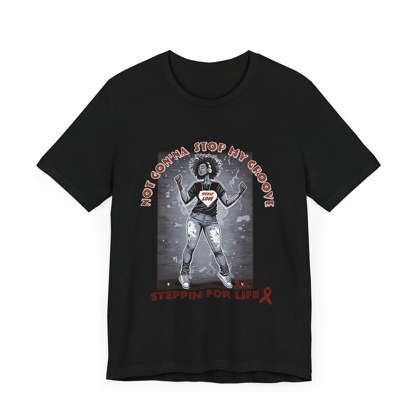 Not Gon'na Stop My Groove: Sickle Diva Collection, Unisex Jersey Short Sleeve Tee