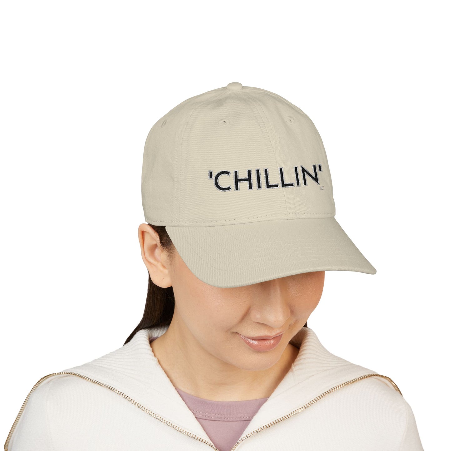 'CHILLIN' -Organic Baseball Cap (Embroidery)