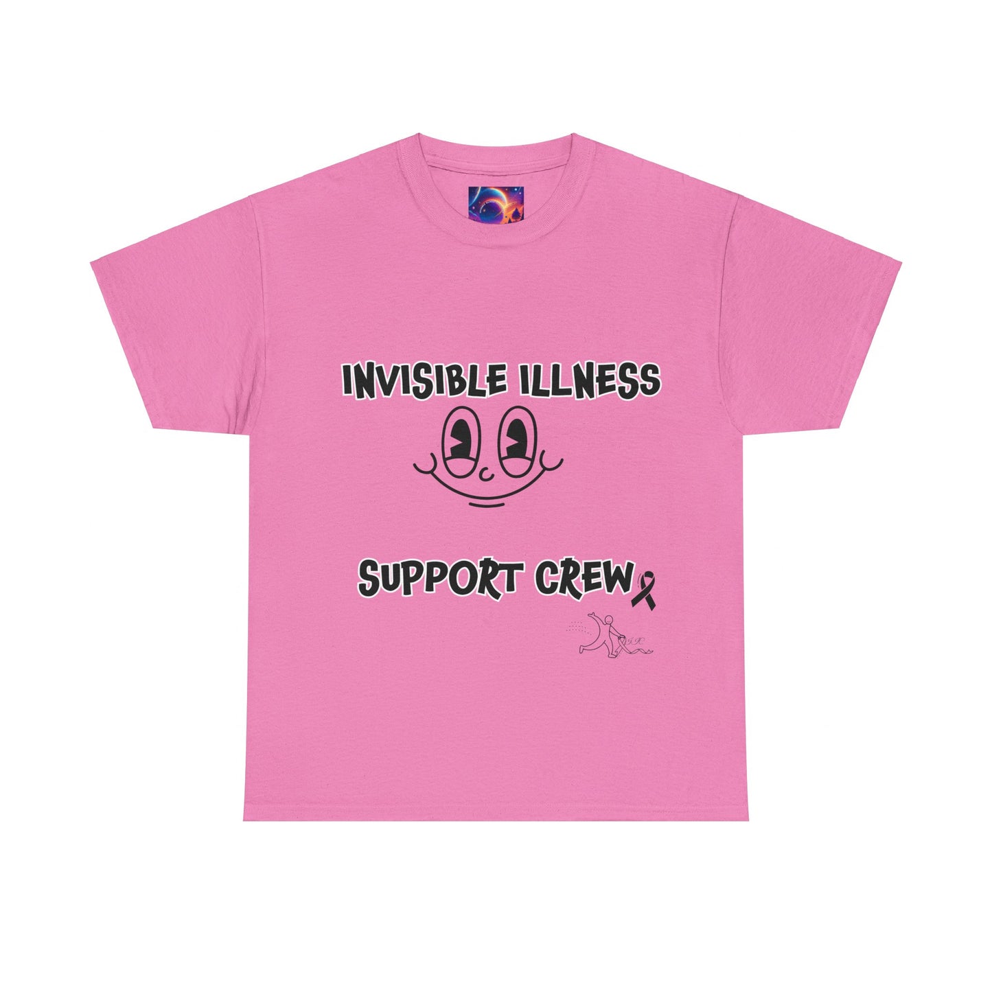Invisible Illness Support Crew Unisex Heavy Cotton Tee