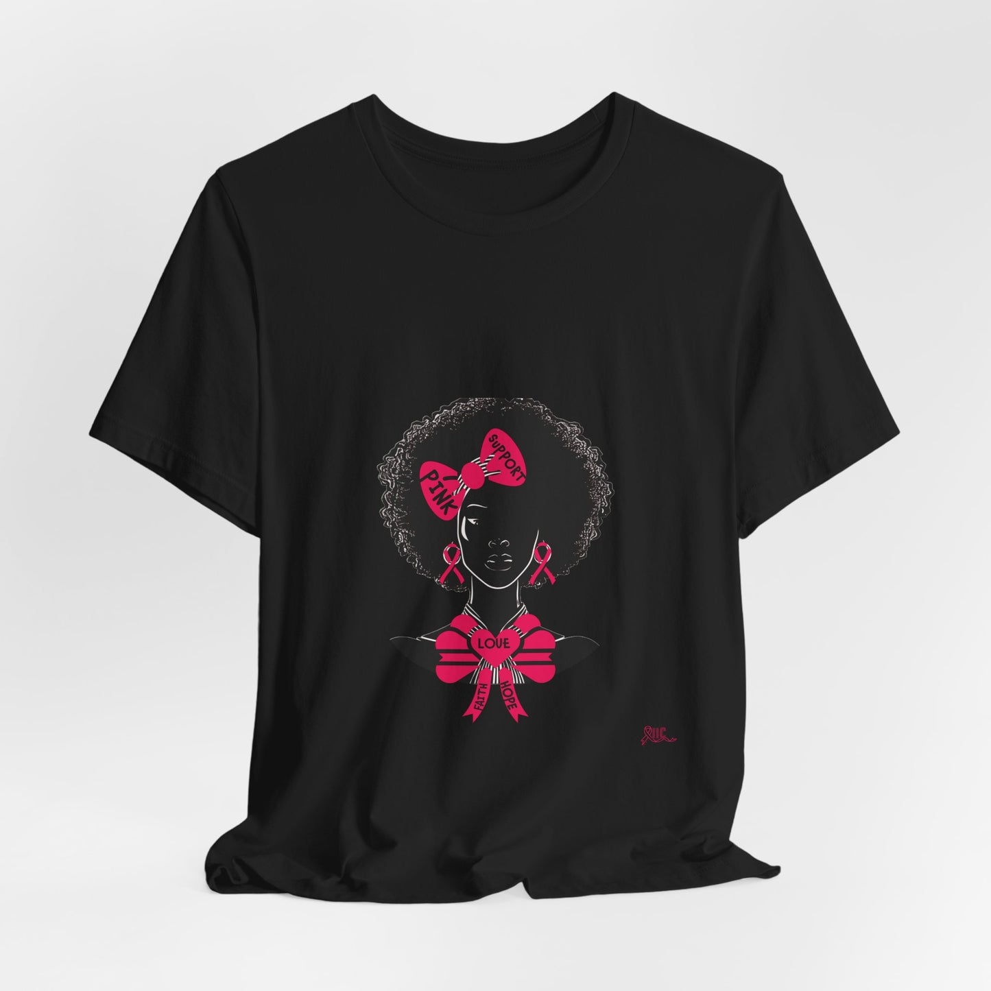 SUPPORT PINK 2 - Unisex Jersey Short Sleeve Tee