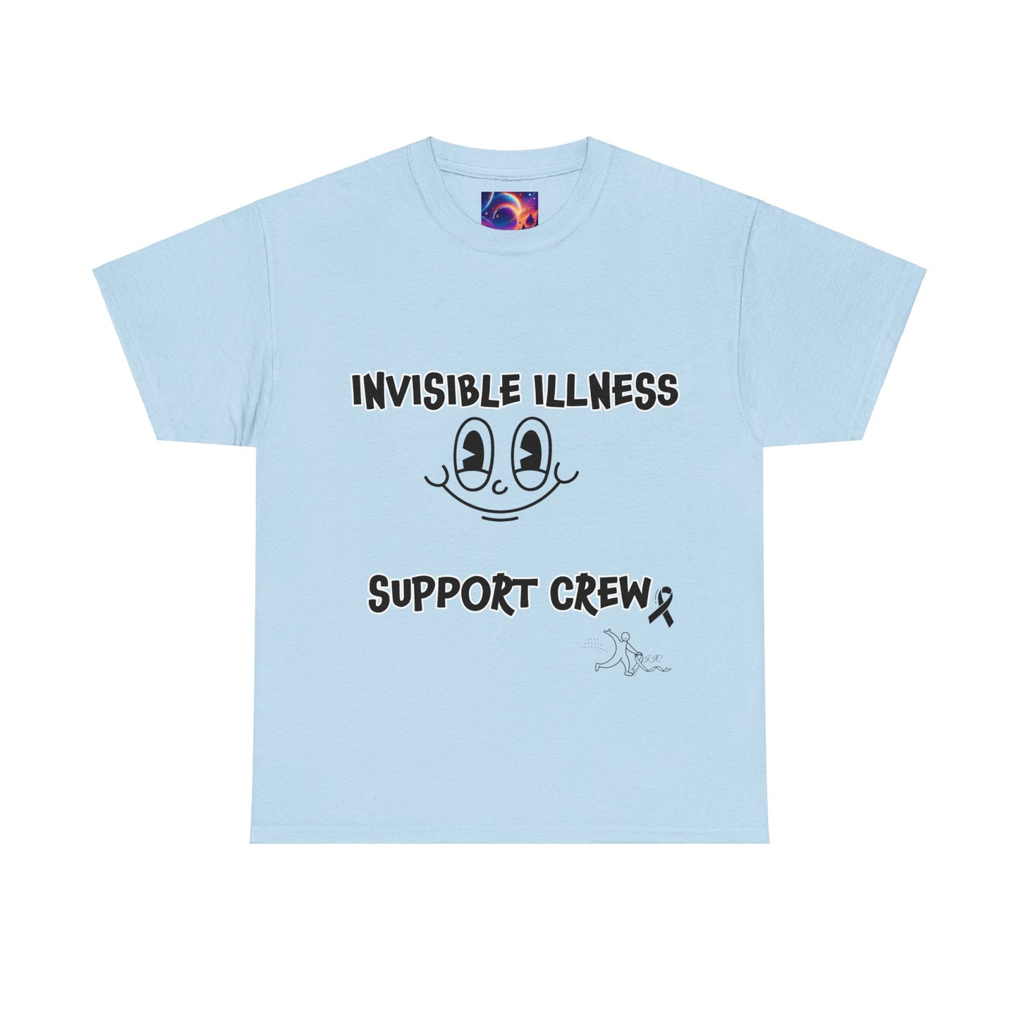 Invisible Illness Support Crew Unisex Heavy Cotton Tee
