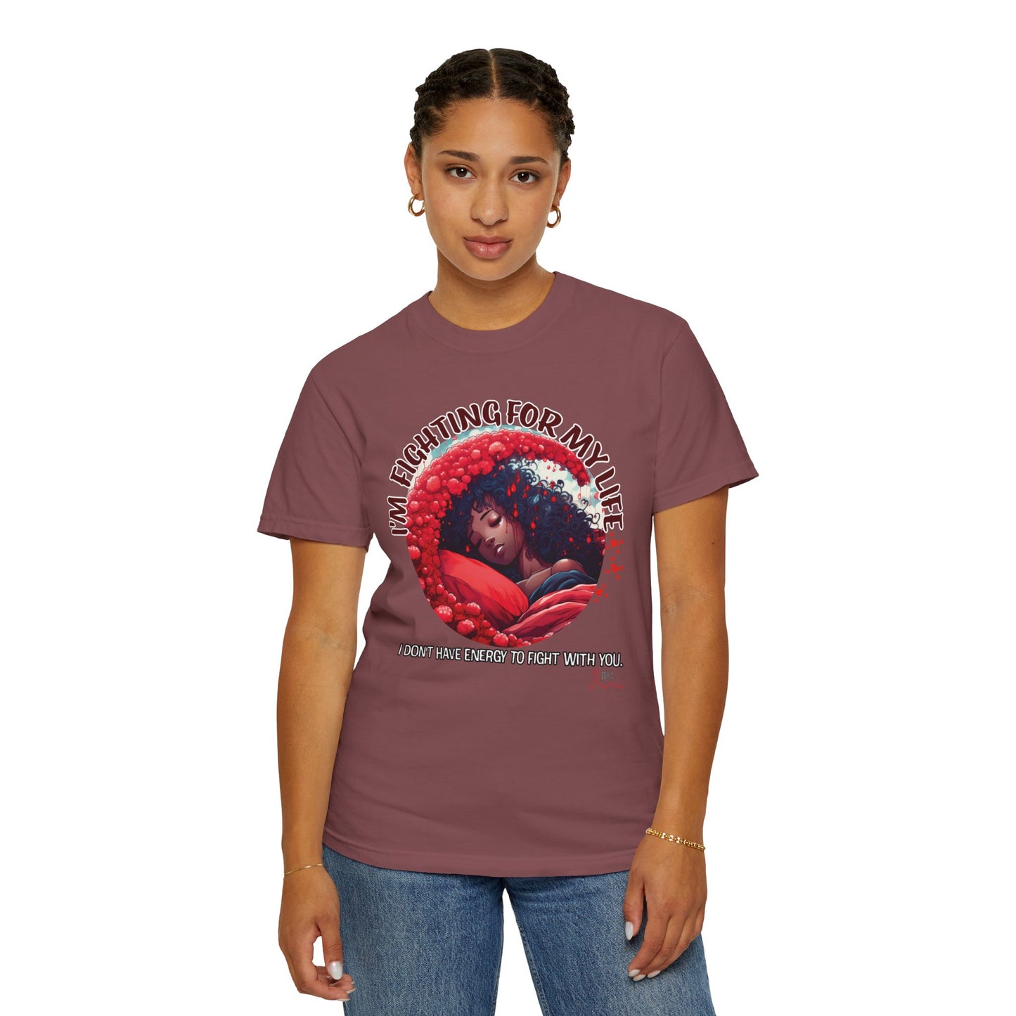 SICKLE CELL WARRIOR PRINCESS - Unisex Garment-Dyed T-shirt