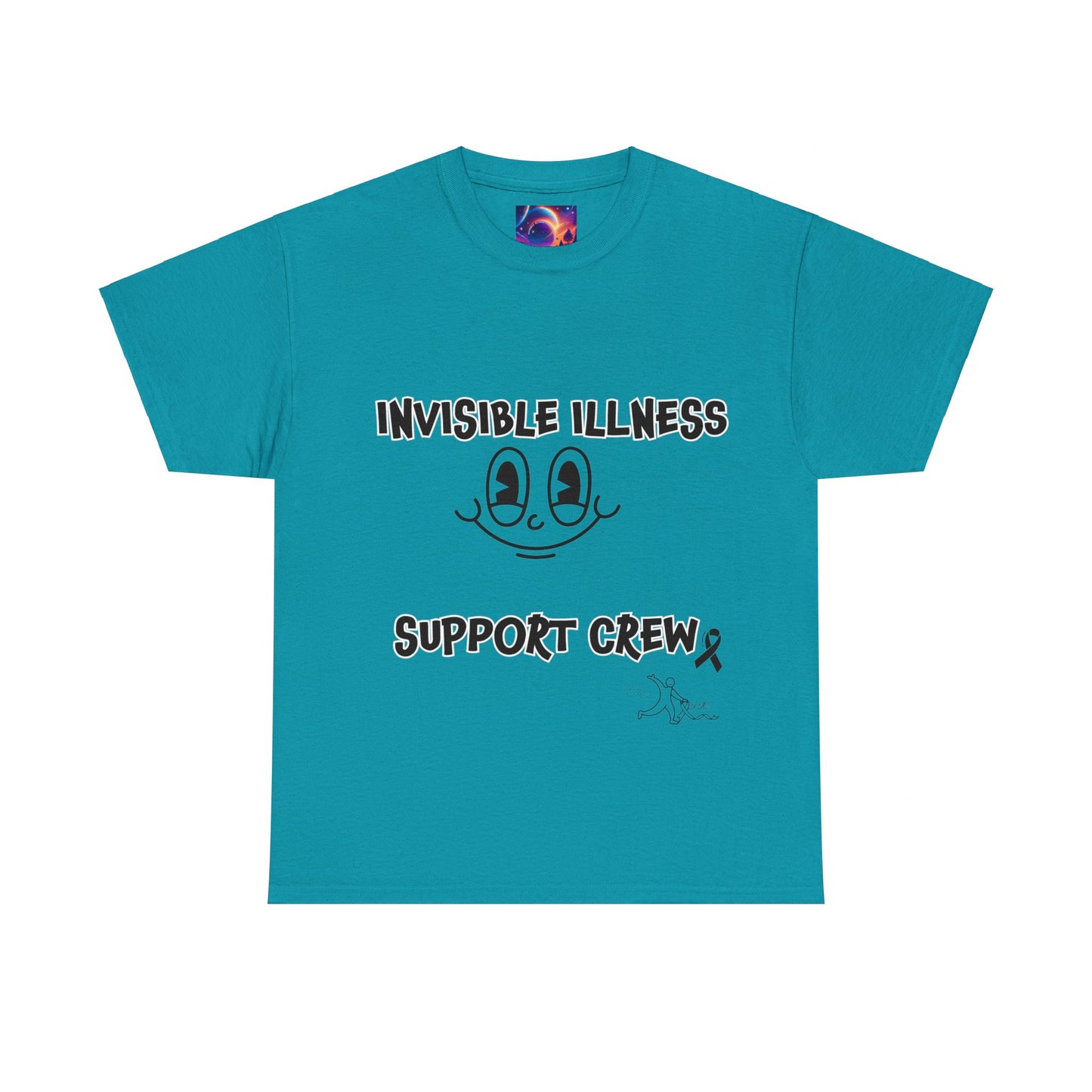 Invisible Illness Support Crew Unisex Heavy Cotton Tee