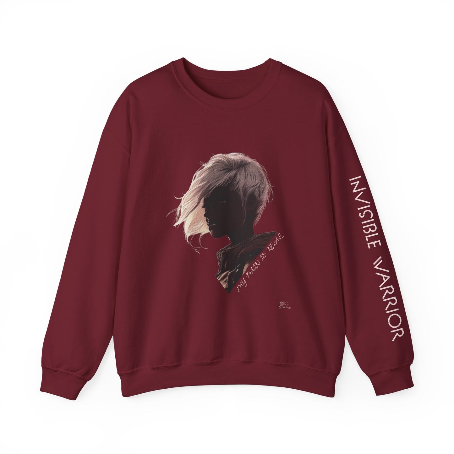 INVISIBLE WARRIOR - Unisex Heavy Blend™ Crewneck Sweatshirt