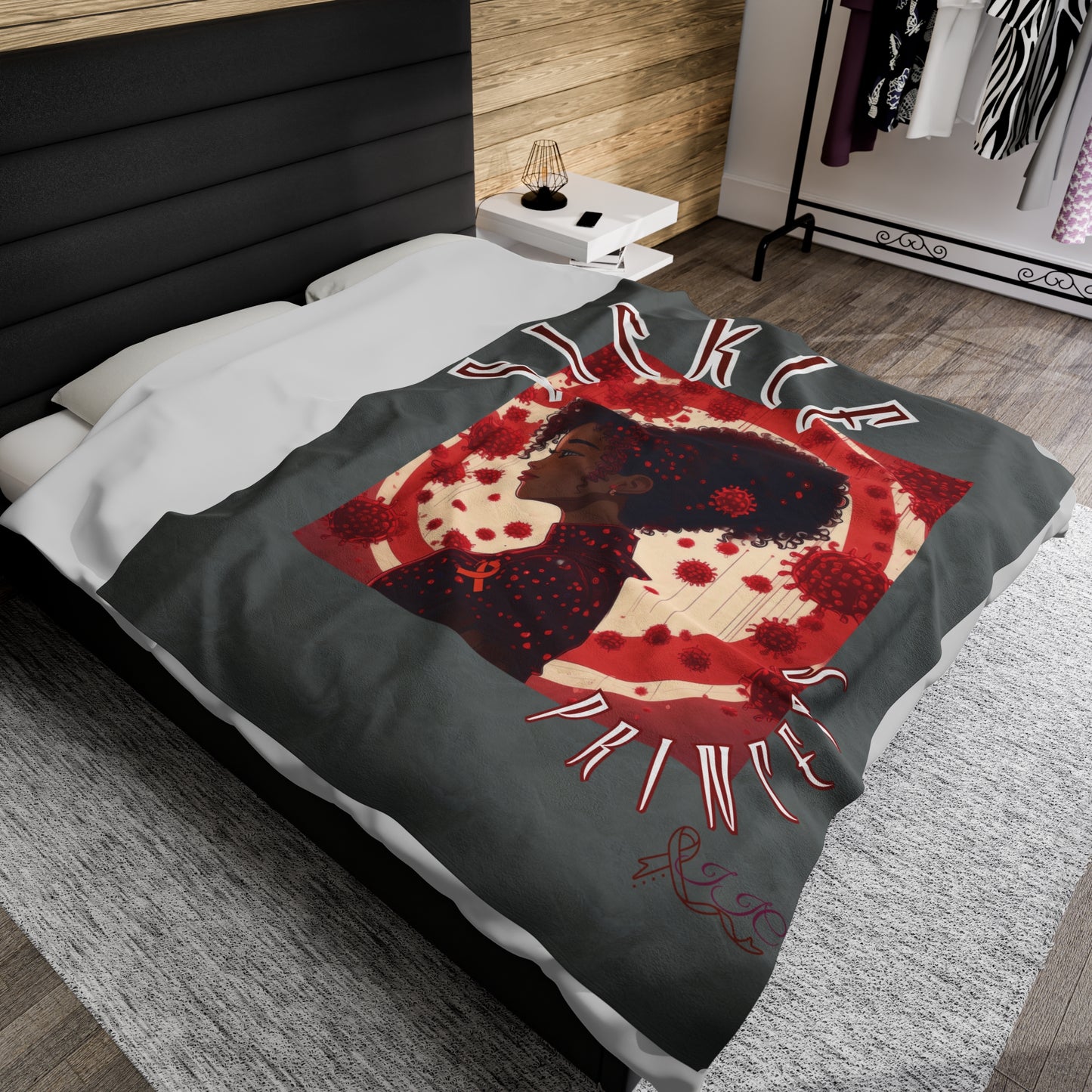 Sickle Princess Velveteen Plush Blanket