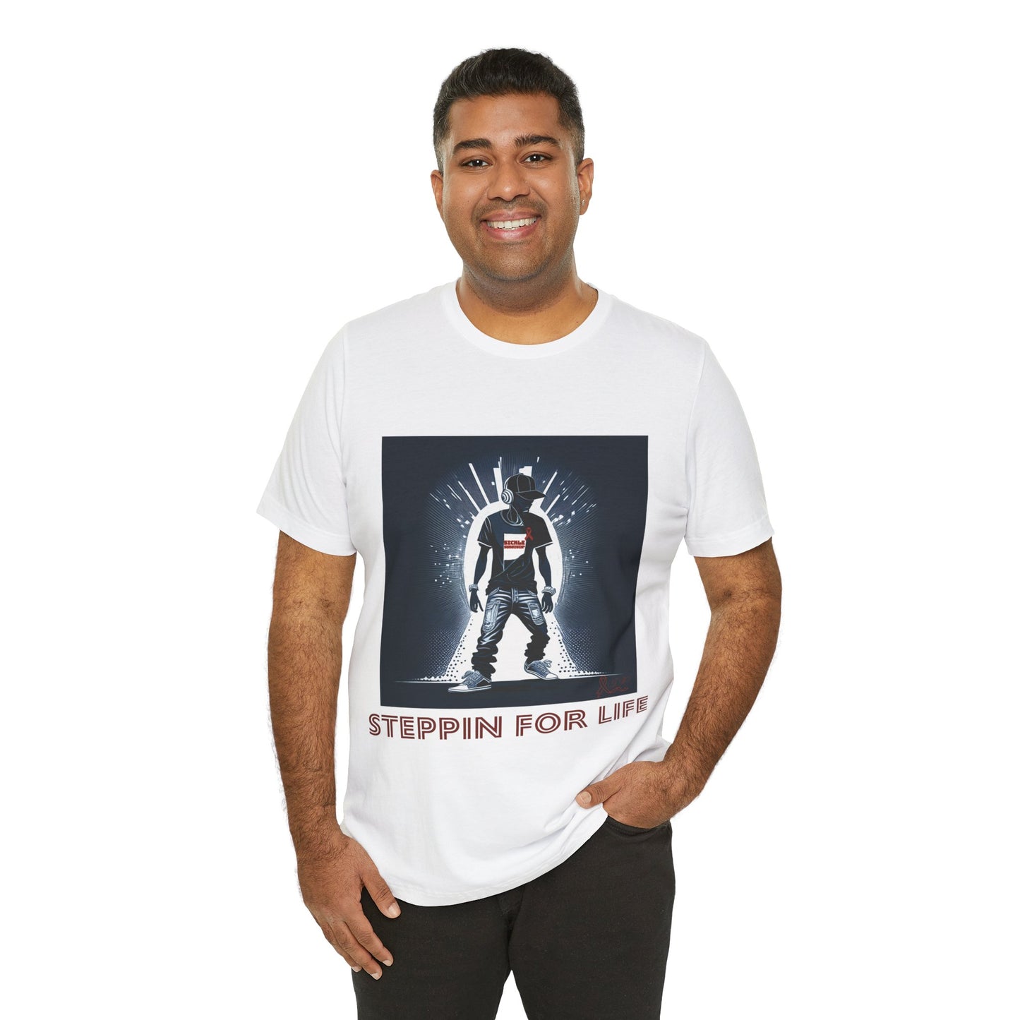STEPPIN FOR LIFE - Unisex Jersey Short Sleeve Tee