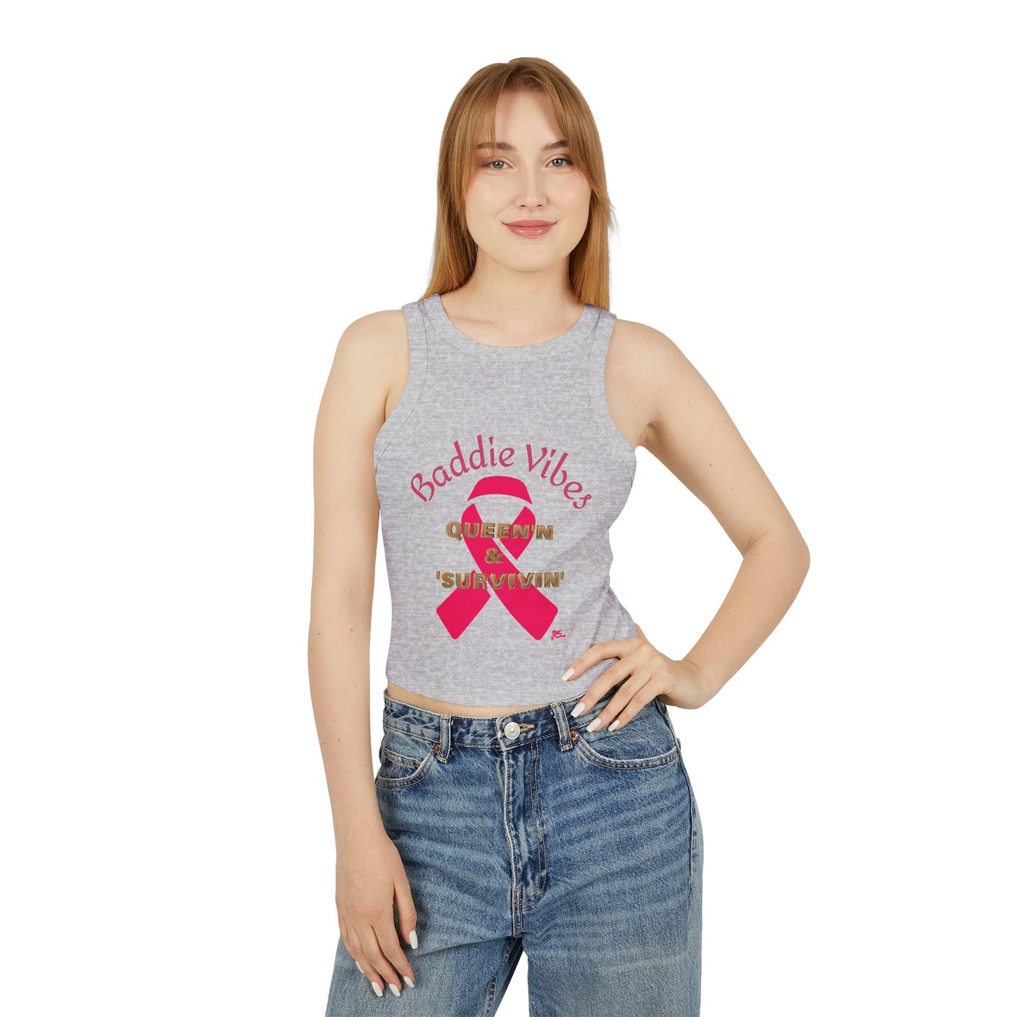 Baddie Vibes Rib Racer Tank