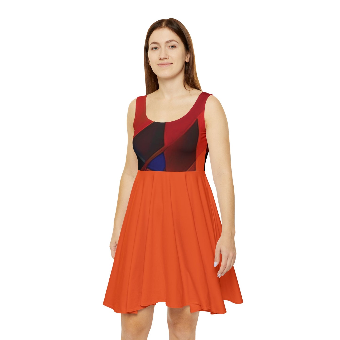 I SUPPORT ORANGE - Women's Skater Dress (AOP)