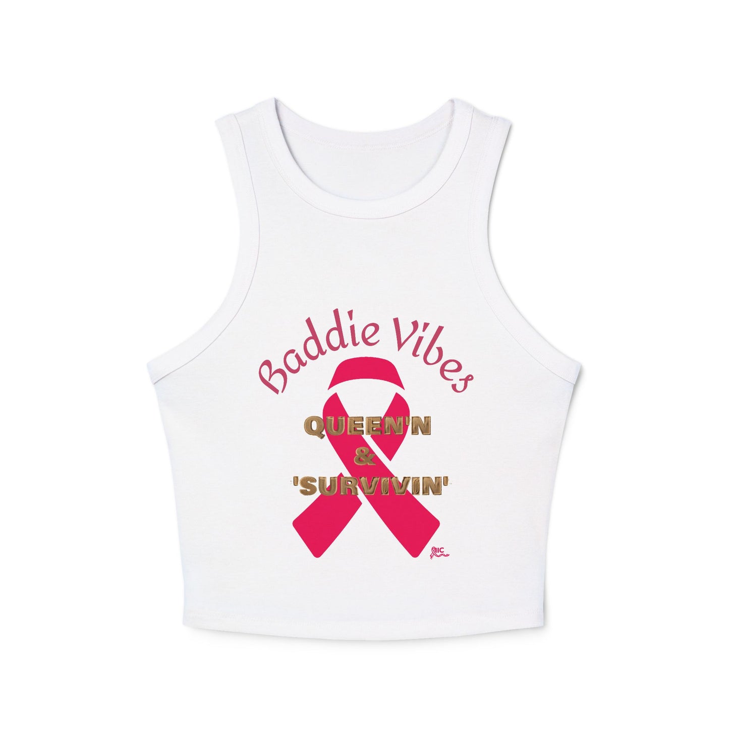 Baddie Vibes Rib Racer Tank