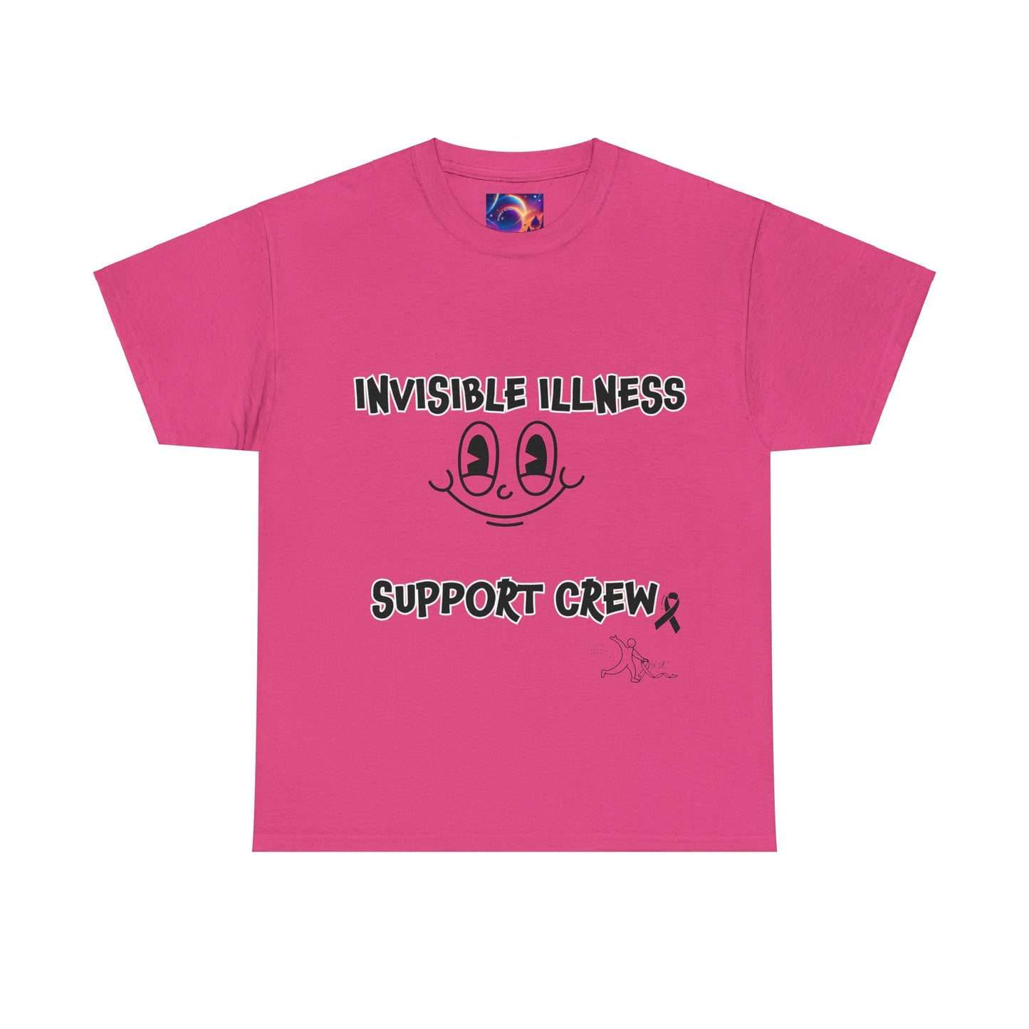 Invisible Illness Support Crew Unisex Heavy Cotton Tee