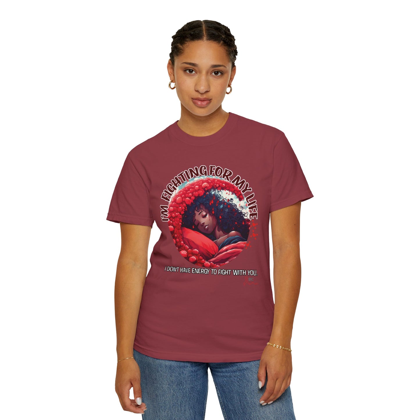 SICKLE CELL WARRIOR PRINCESS - Unisex Garment-Dyed T-shirt
