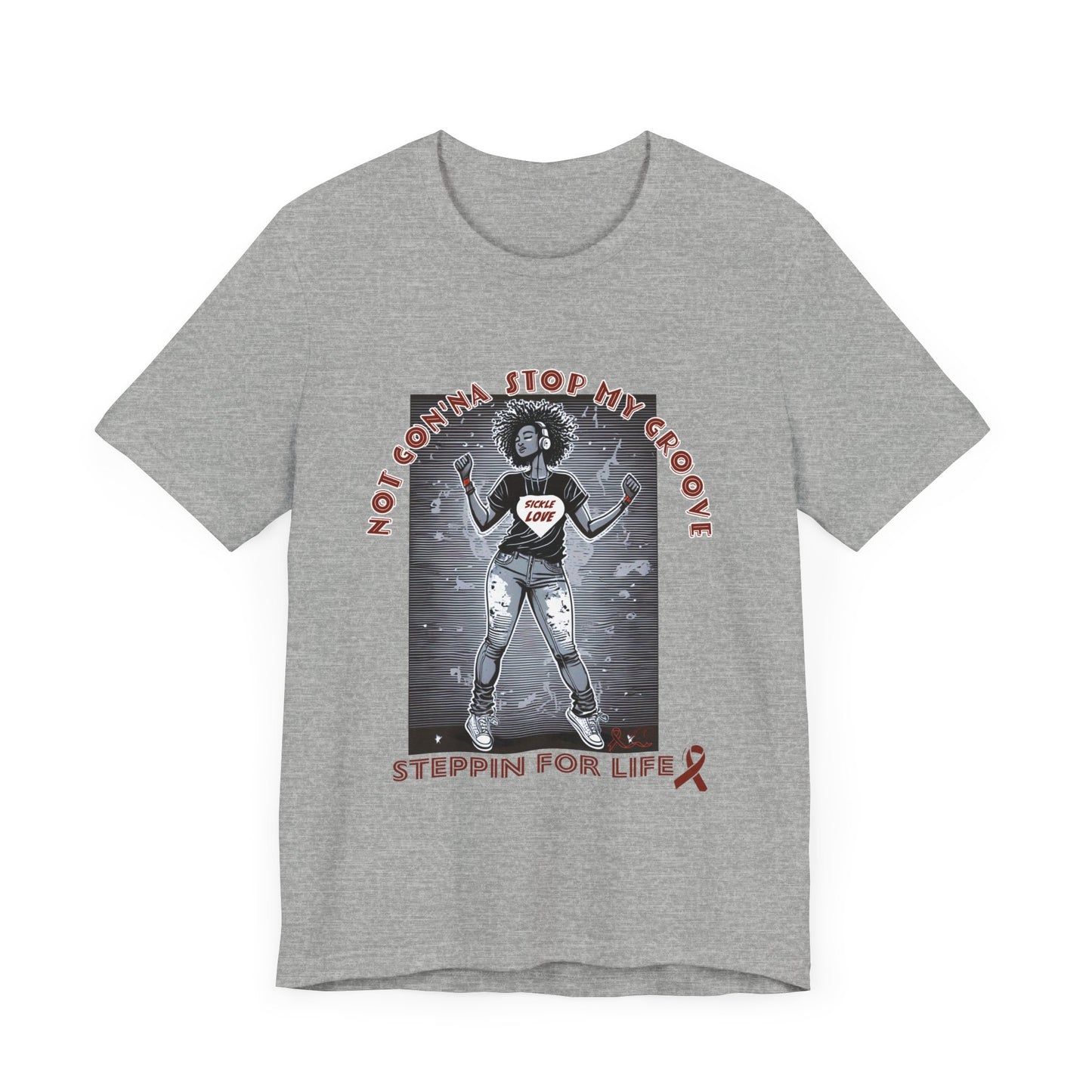 Not Gon'na Stop My Groove: Sickle Diva Collection, Unisex Jersey Short Sleeve Tee