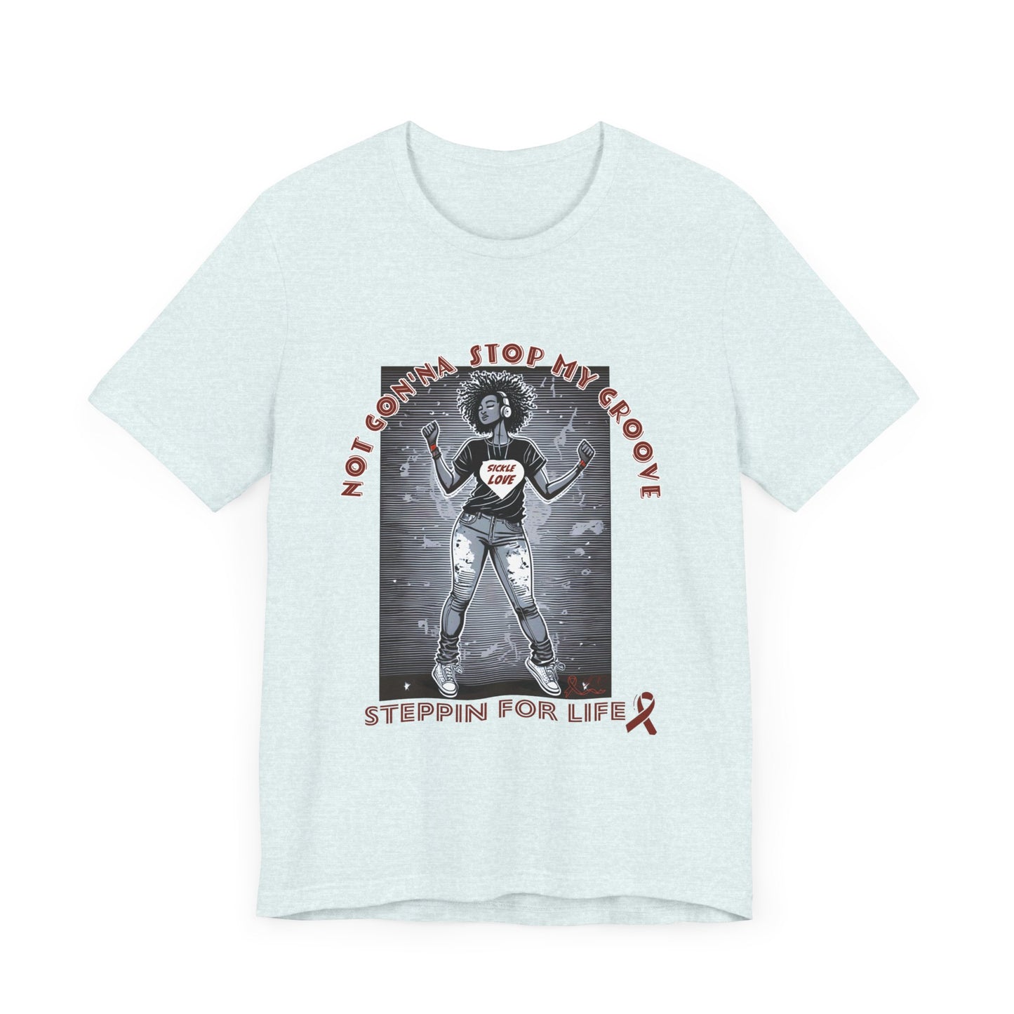 Not Gon'na Stop My Groove: Sickle Diva Collection, Unisex Jersey Short Sleeve Tee