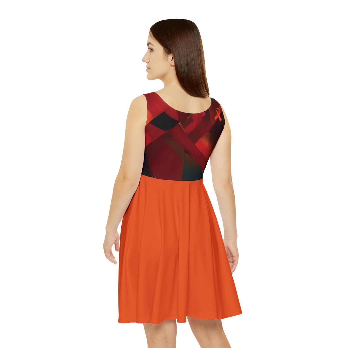 I SUPPORT ORANGE - Women's Skater Dress (AOP)