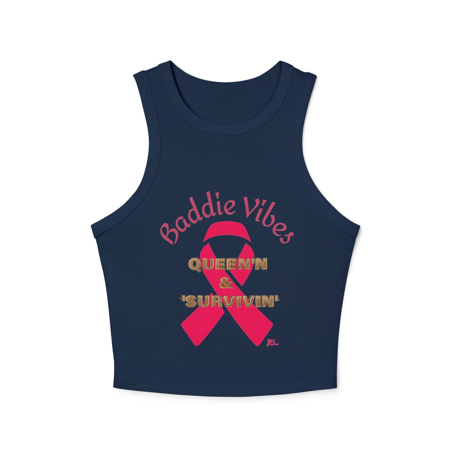 Baddie Vibes Rib Racer Tank