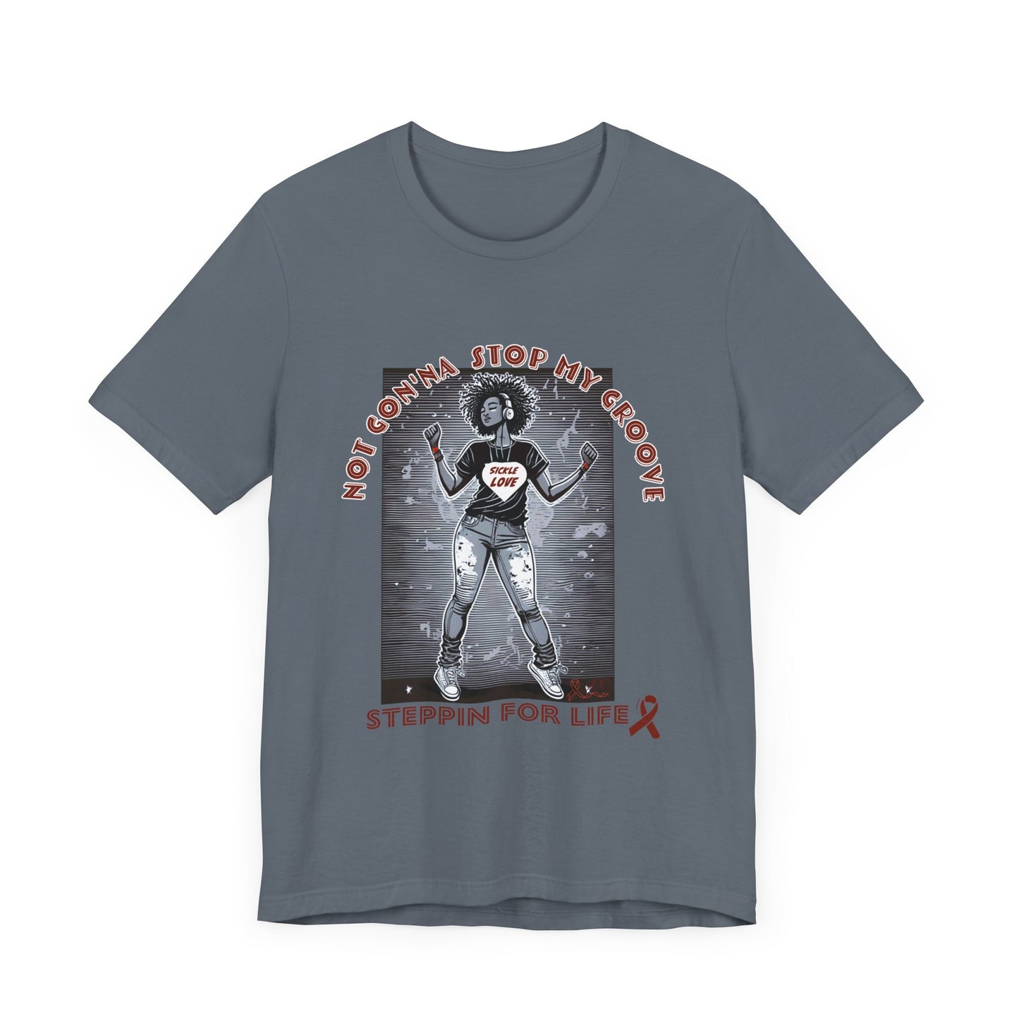 Not Gon'na Stop My Groove: Sickle Diva Collection, Unisex Jersey Short Sleeve Tee