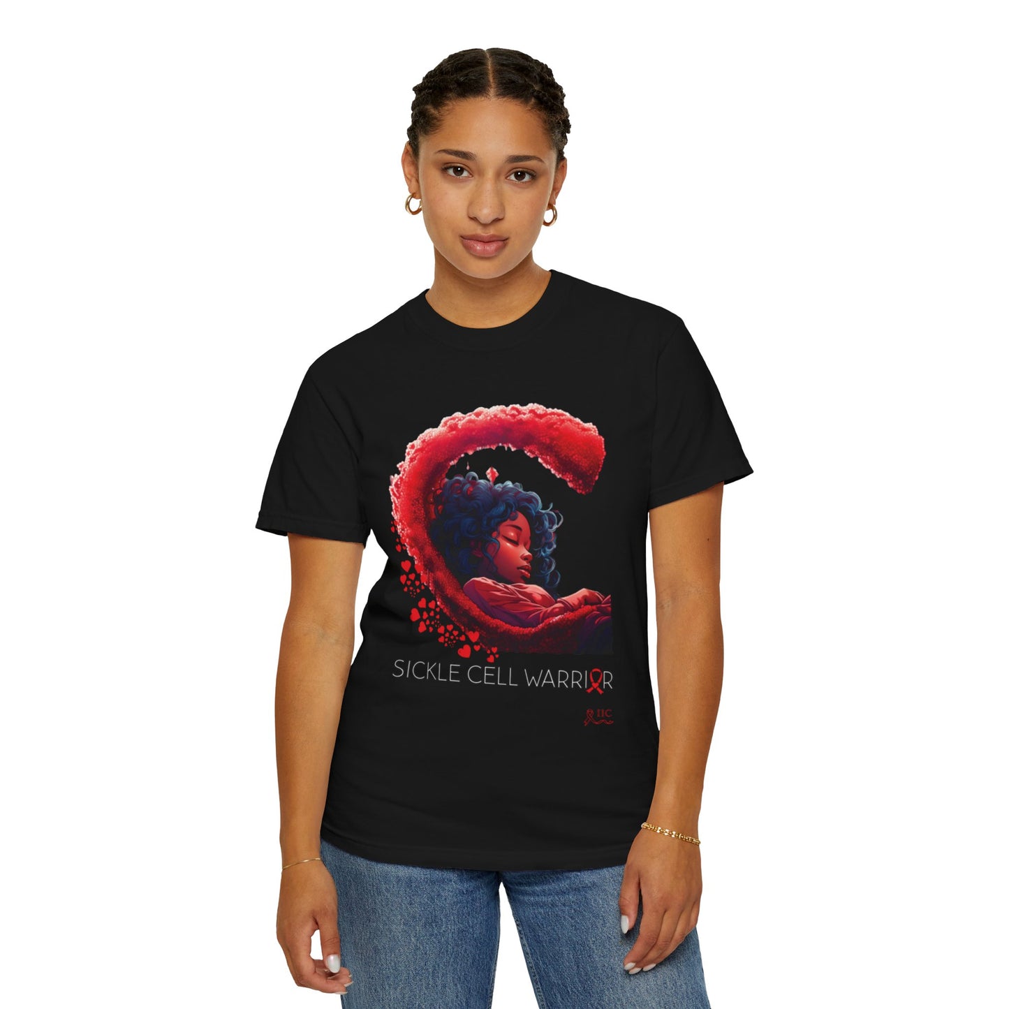 SICKLE CELL WARRIOR - Unisex Garment-Dyed T-shirt