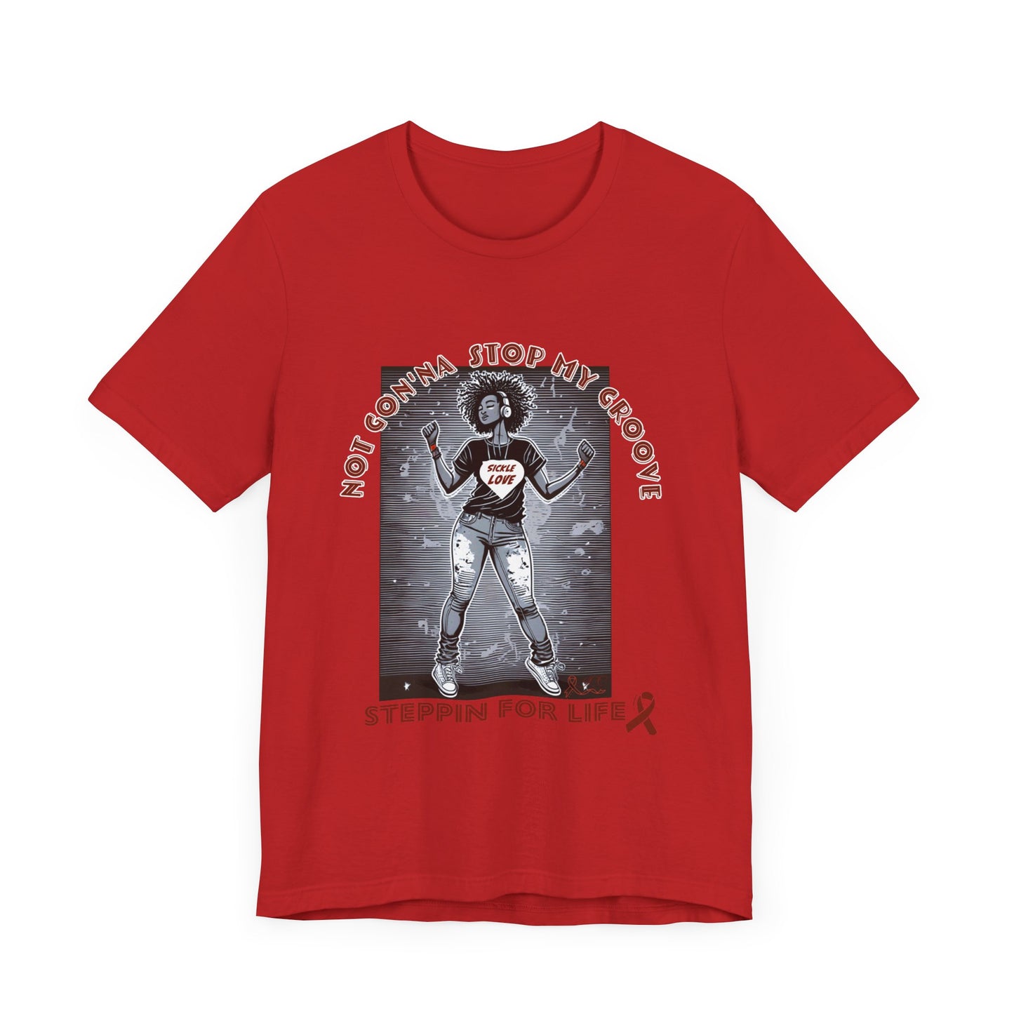 Not Gon'na Stop My Groove: Sickle Diva Collection, Unisex Jersey Short Sleeve Tee