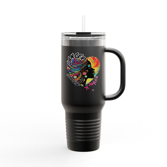 CANCER SURVIVIN - Insulated Travel Mug, 40oz