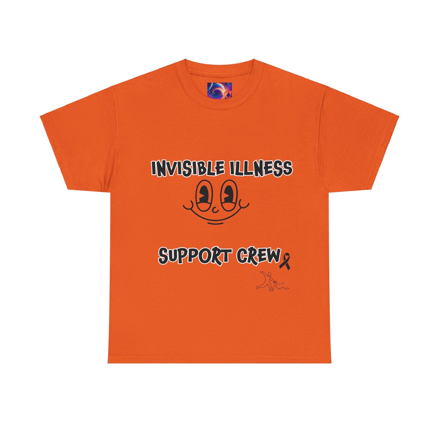 Invisible Illness Support Crew Unisex Heavy Cotton Tee