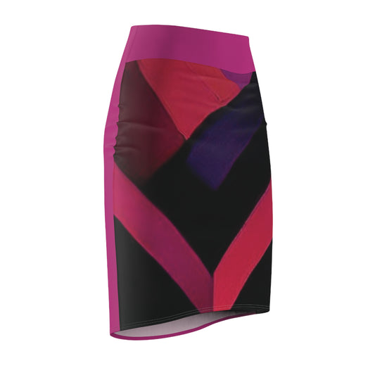 I SUPPORT PINK - Women's Pencil Skirt (AOP)