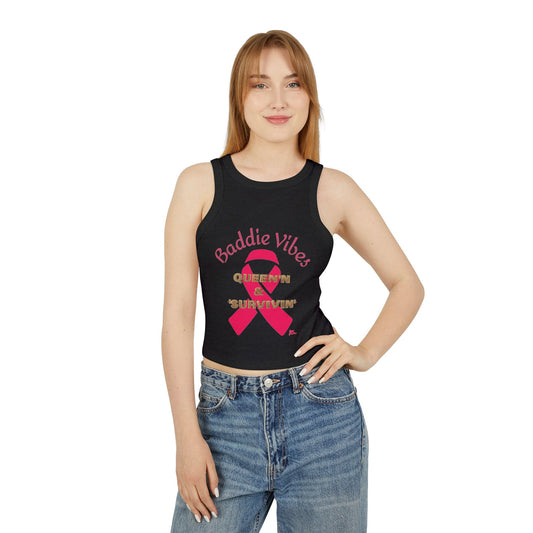 Baddie Vibes Rib Racer Tank