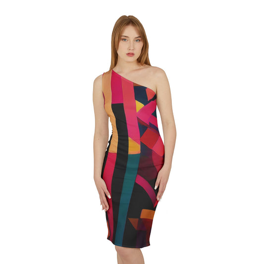 I SUPPORT PINK 2 Shoulder Dress (AOP)