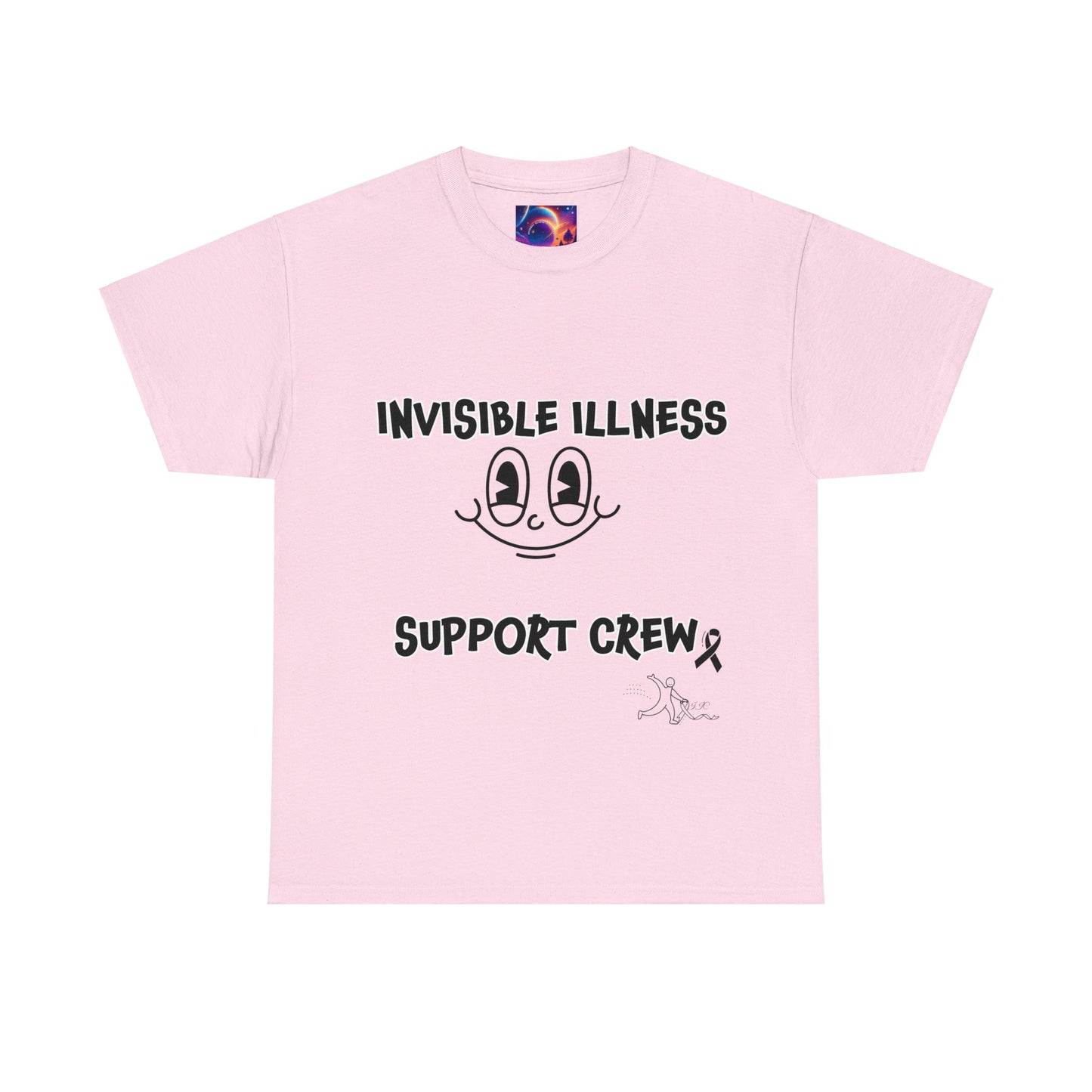 Invisible Illness Support Crew Unisex Heavy Cotton Tee