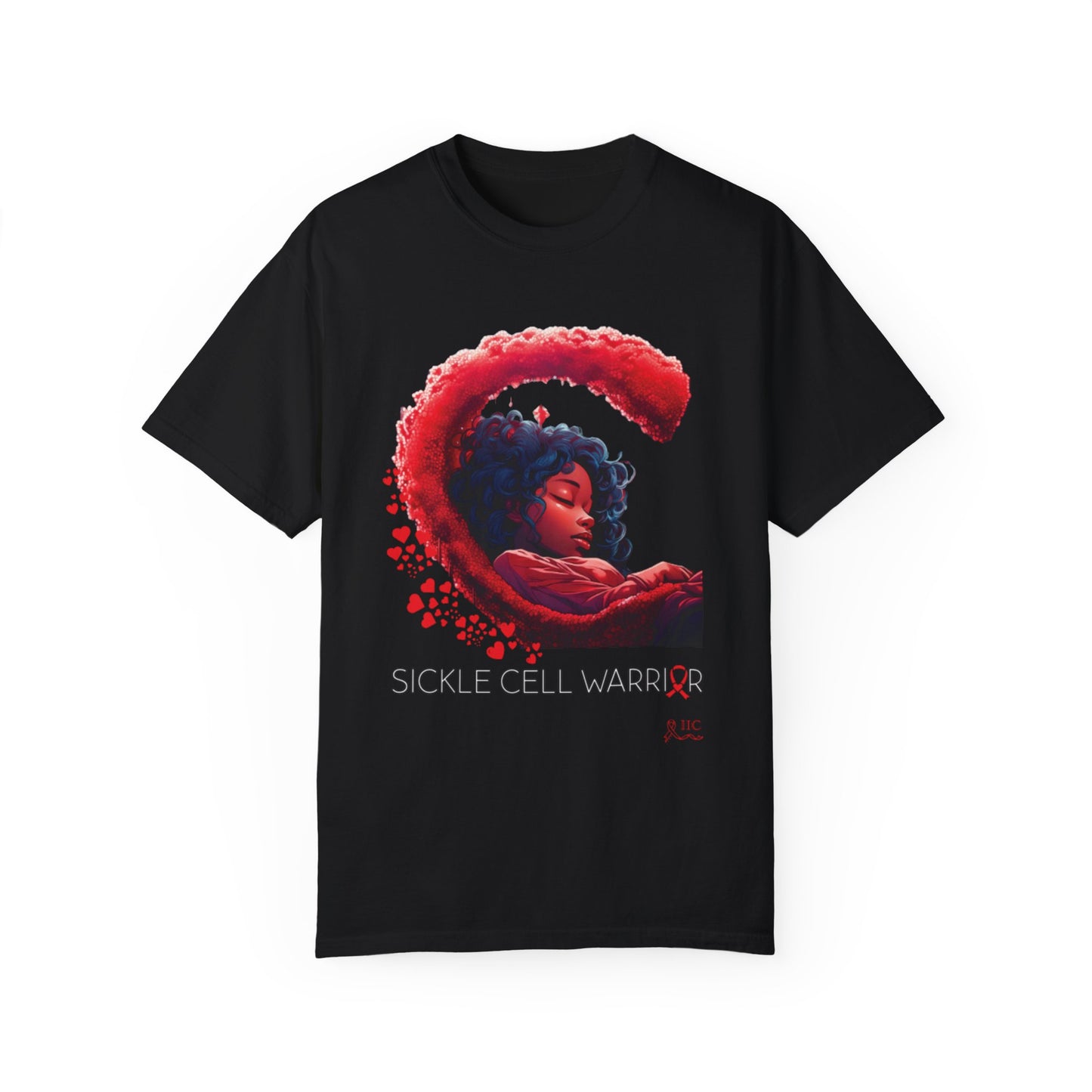 SICKLE CELL WARRIOR - Unisex Garment-Dyed T-shirt