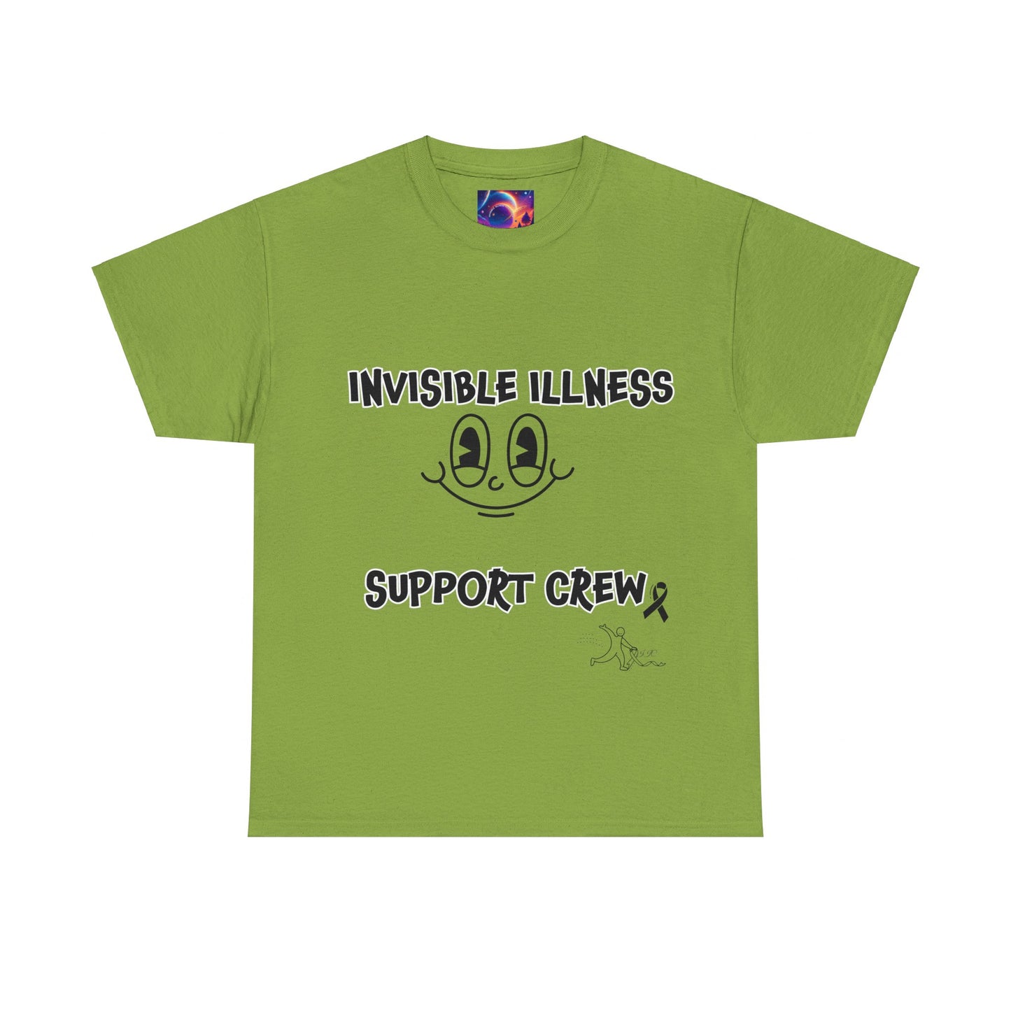 Invisible Illness Support Crew Unisex Heavy Cotton Tee