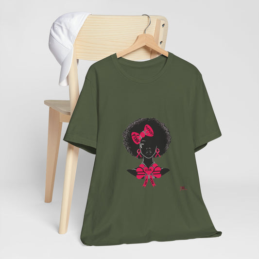 SUPPORT PINK 2 - Unisex Jersey Short Sleeve Tee