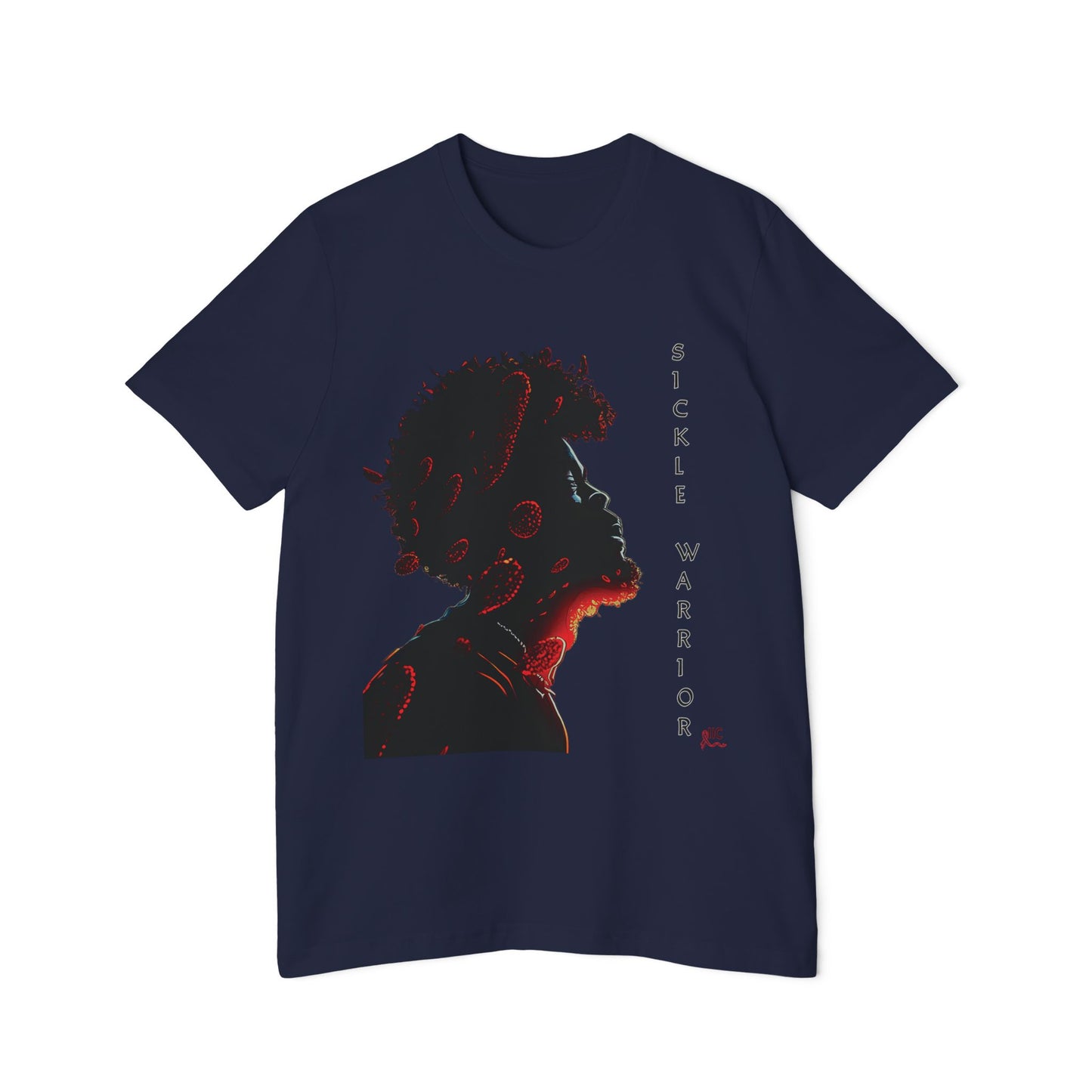 SICKLE CELL WARRIOR-Short-Sleeve Jersey T-Shirt-Made In The USA
