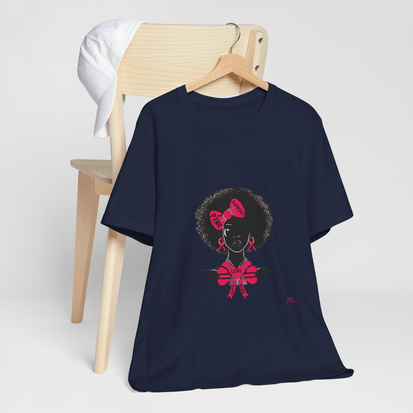 SUPPORT PINK 2 - Unisex Jersey Short Sleeve Tee