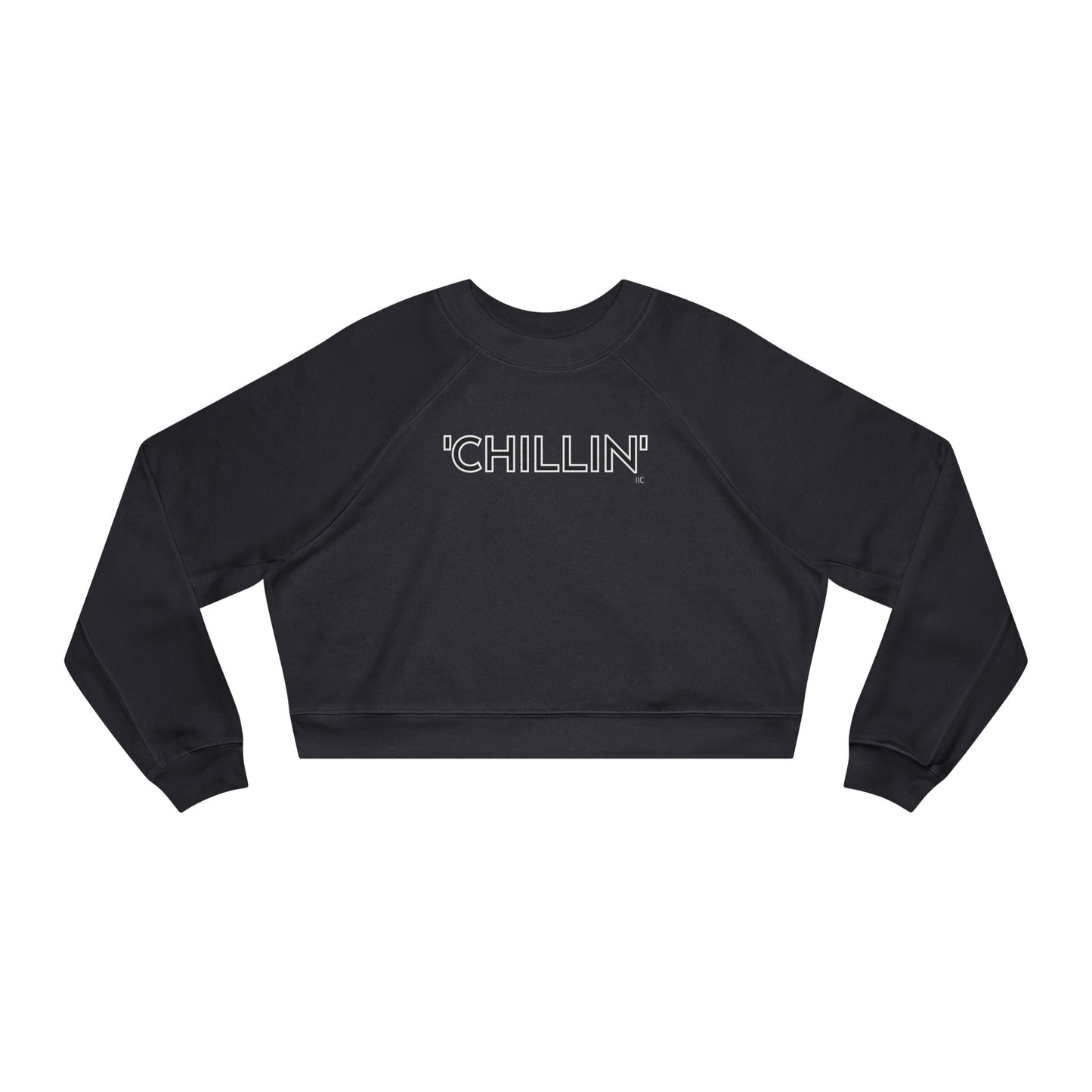 'CHILLIN' - Women's Cropped Fleece Pullover