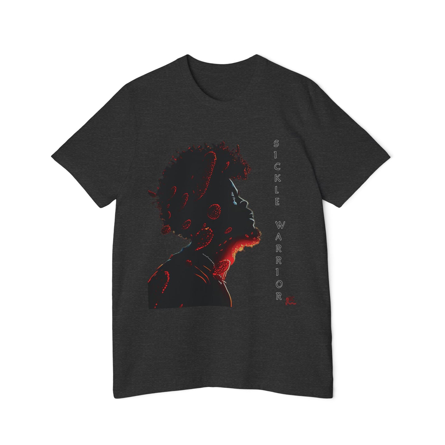 SICKLE CELL WARRIOR-Short-Sleeve Jersey T-Shirt-Made In The USA