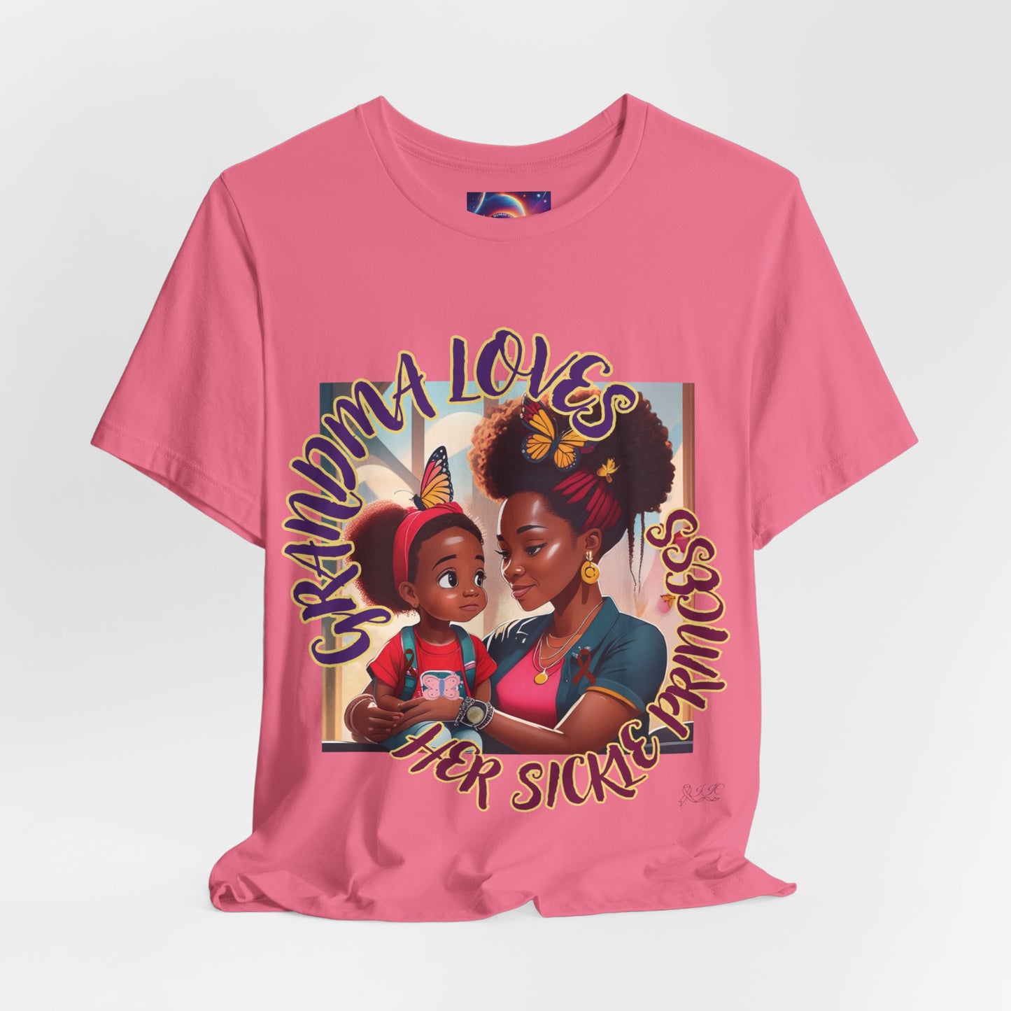 GRANDMA LOVES HER SICKLE PRINCESS - Unisex Jersey Short Sleeve Tee