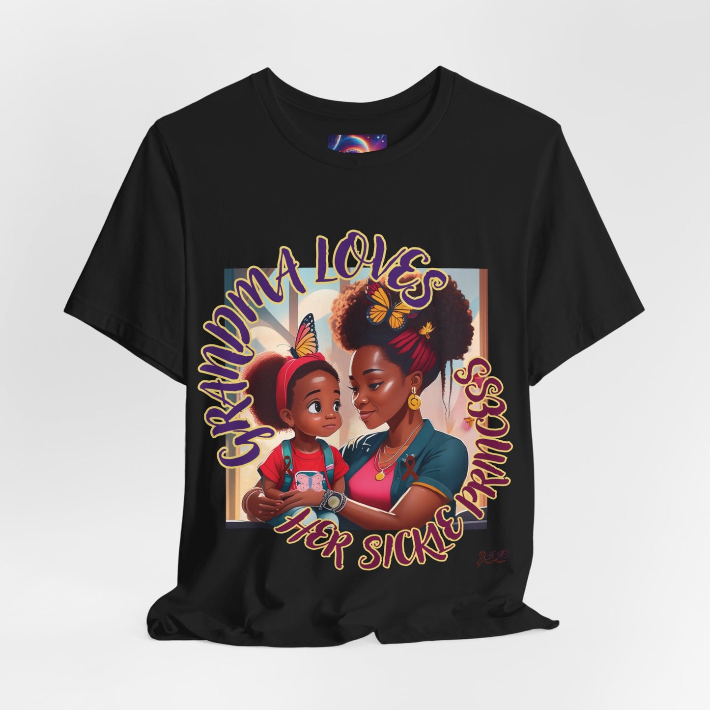 GRANDMA LOVES HER SICKLE PRINCESS - Unisex Jersey Short Sleeve Tee