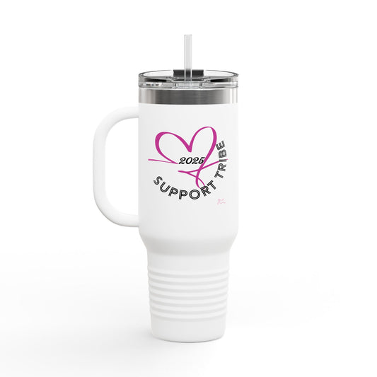 SUPPORT PINK - Insulated Travel Mug, 40oz