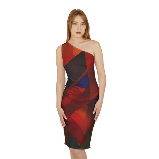 I SUPPORT RED - Shoulder Dress (AOP)