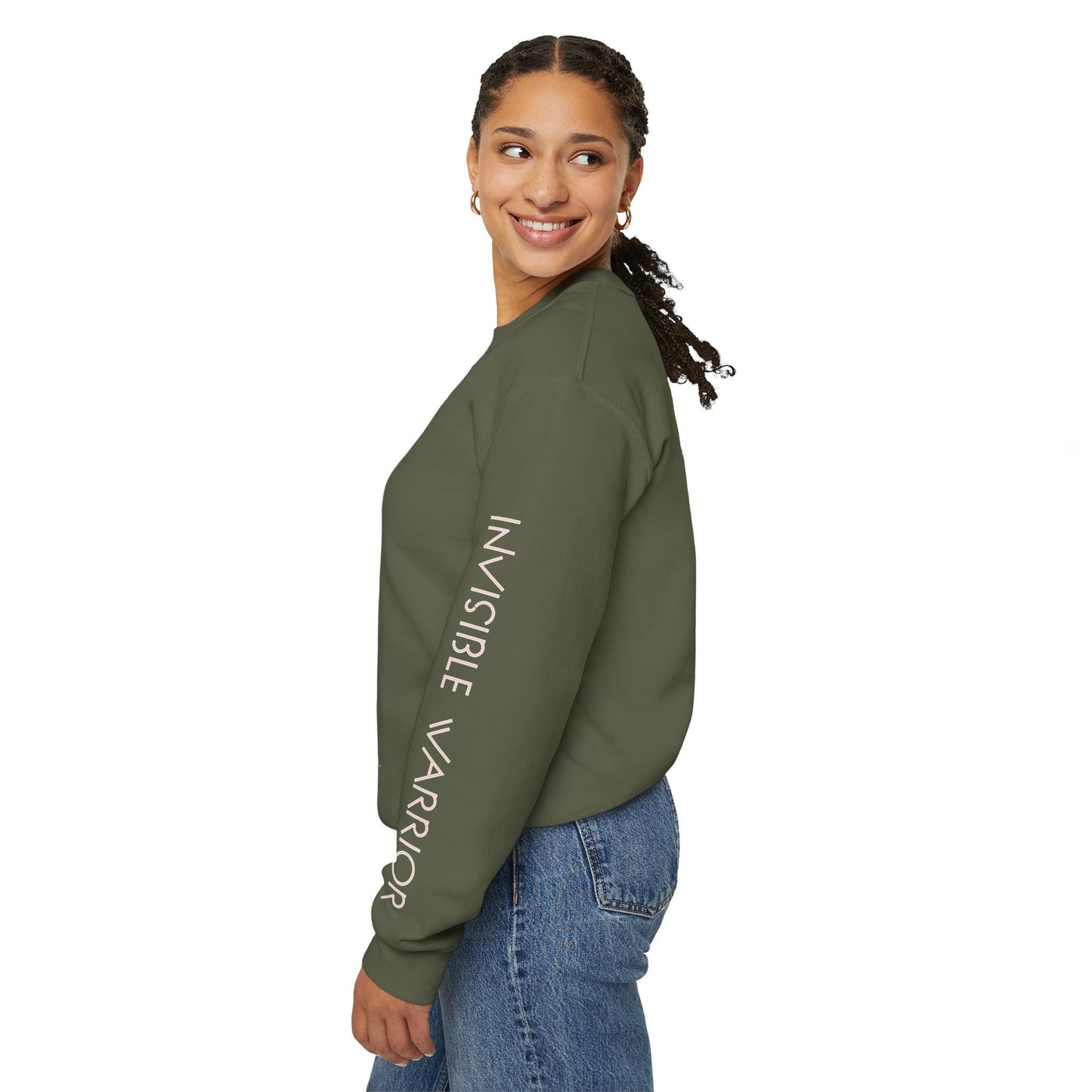 INVISIBLE WARRIOR - Unisex Heavy Blend™ Crewneck Sweatshirt