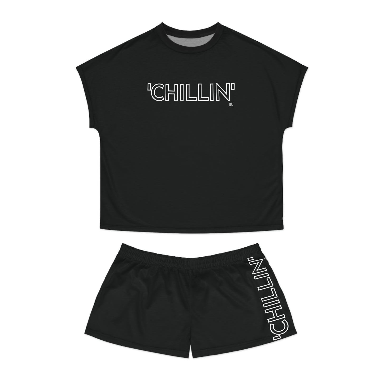 'CHILLIN' - Women's Short Pajama Set (AOP)