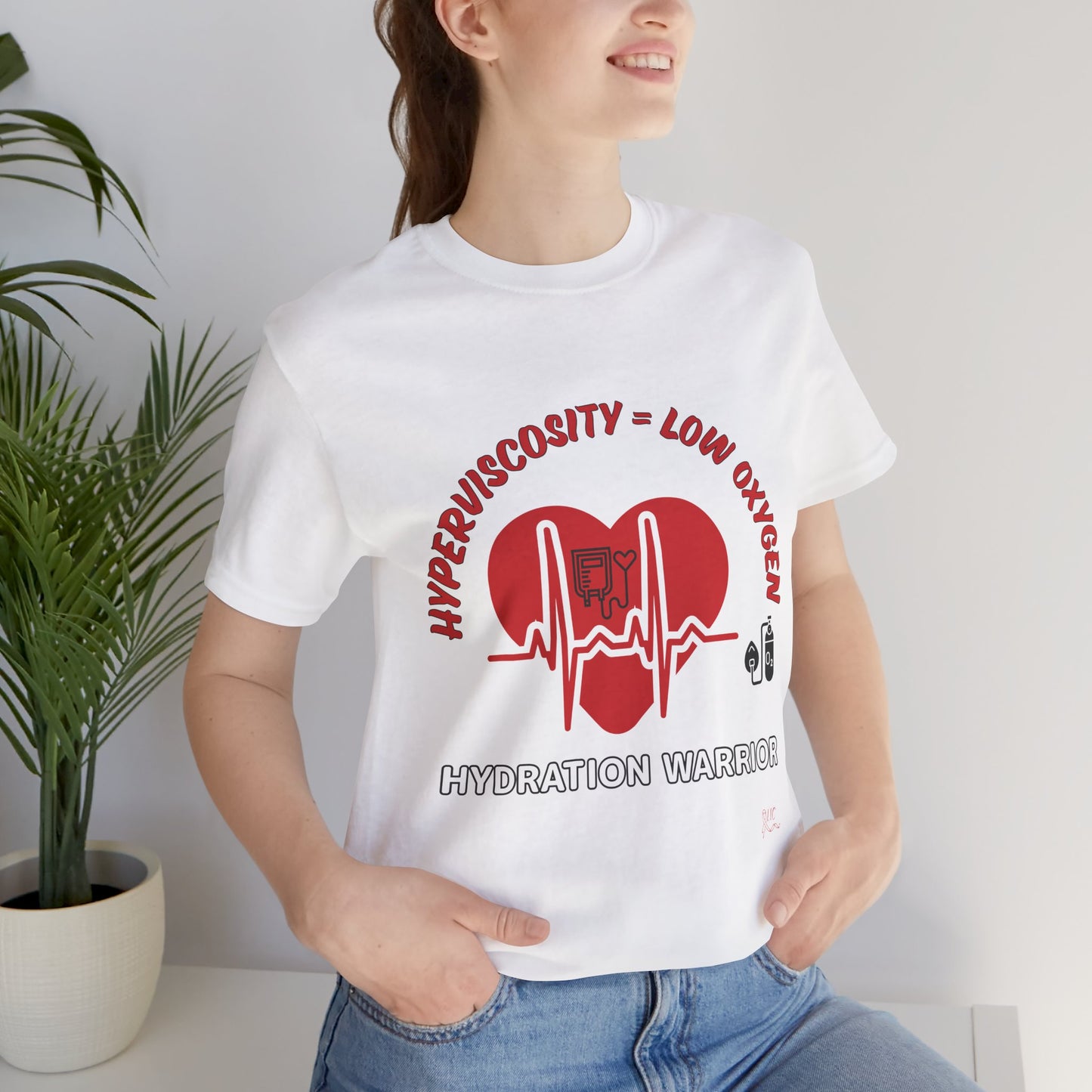 HYDRATION WARRIOR -Unisex Jersey Short Sleeve Tee